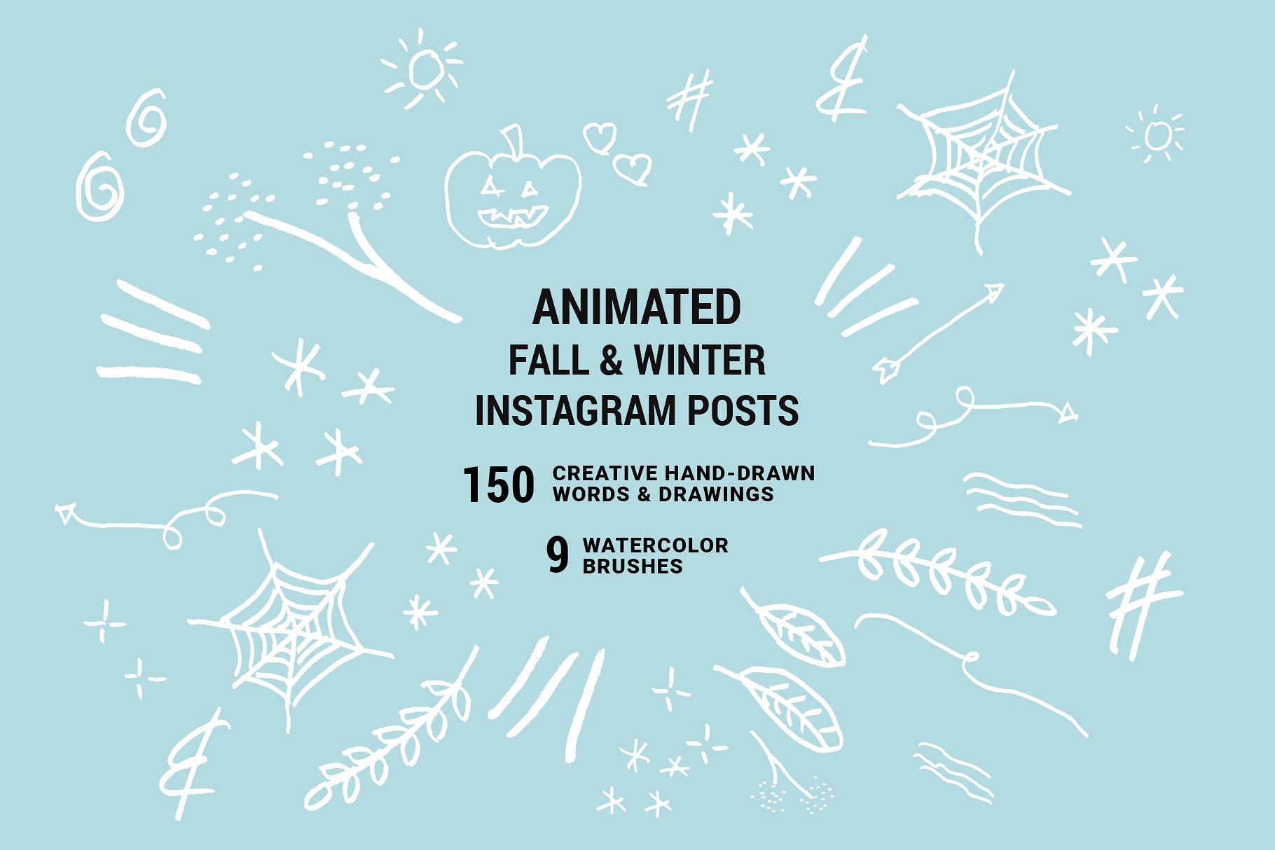 假日旅行照片Instagram模板 Holiday ANIMATED Instagram Posts插图1