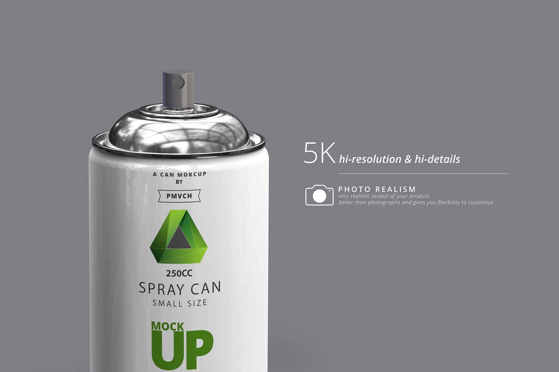 小型喷雾罐实体模型 Spray Can Mockup – Small Size插图10