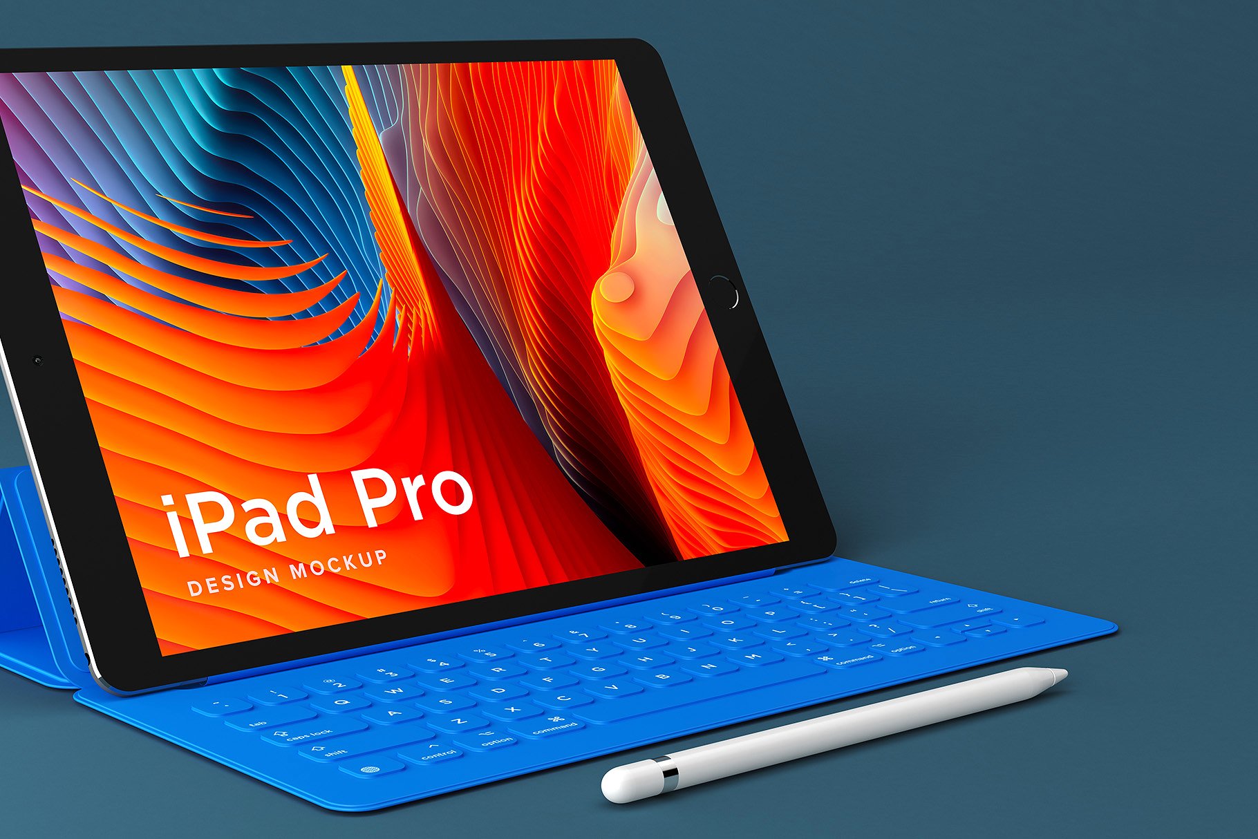 6K超高分辨率iPad Pro样机 iPad Pro Design Mockup插图1