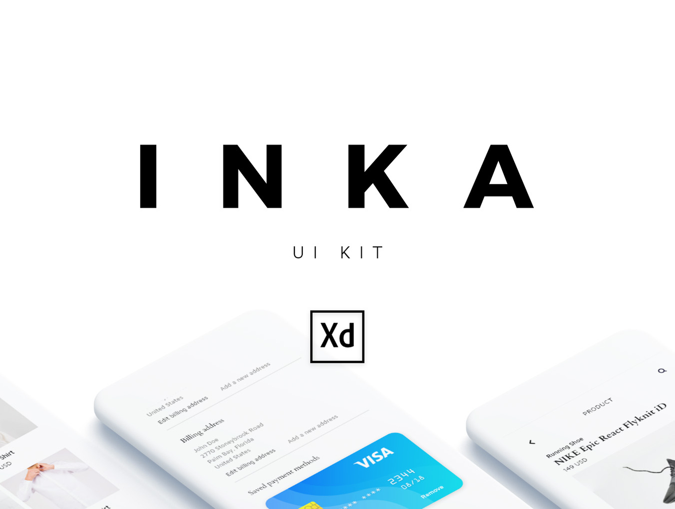 电子商务和在线商店设计的UI工具包 INKA iOS UI Kit插图