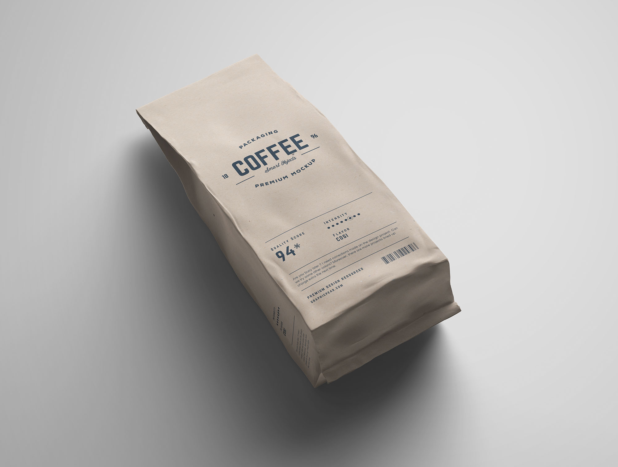 精致简洁的咖啡包装设计预览图样机模板 Coffee Package Mockup插图5