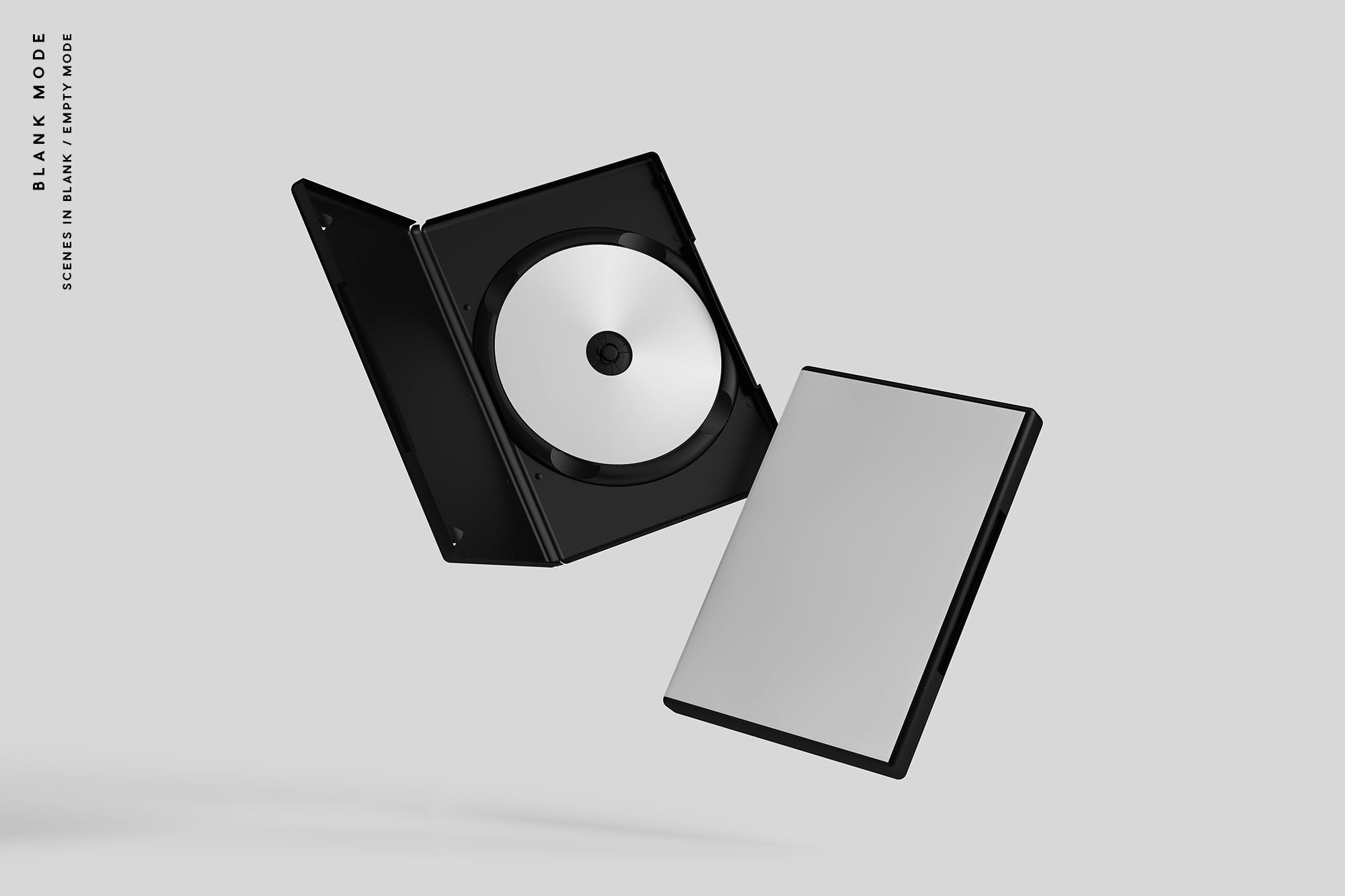 多视角黑色精致DVD盒样机 MultiView Black Exquisite DVD Box Mockup插图10
