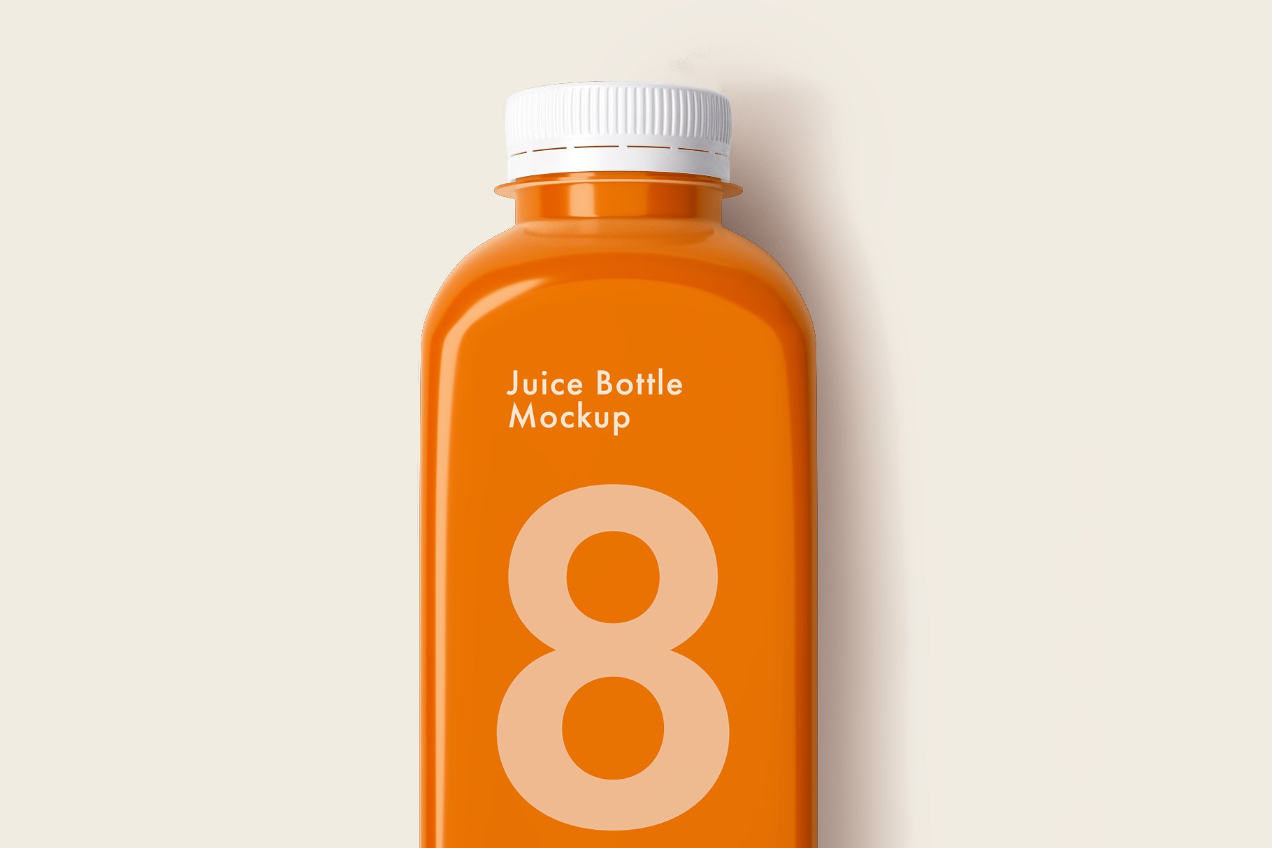 果汁饮料塑料瓶包装样机 Juice Drink Plastic Bottle Packaging Mockup插图9