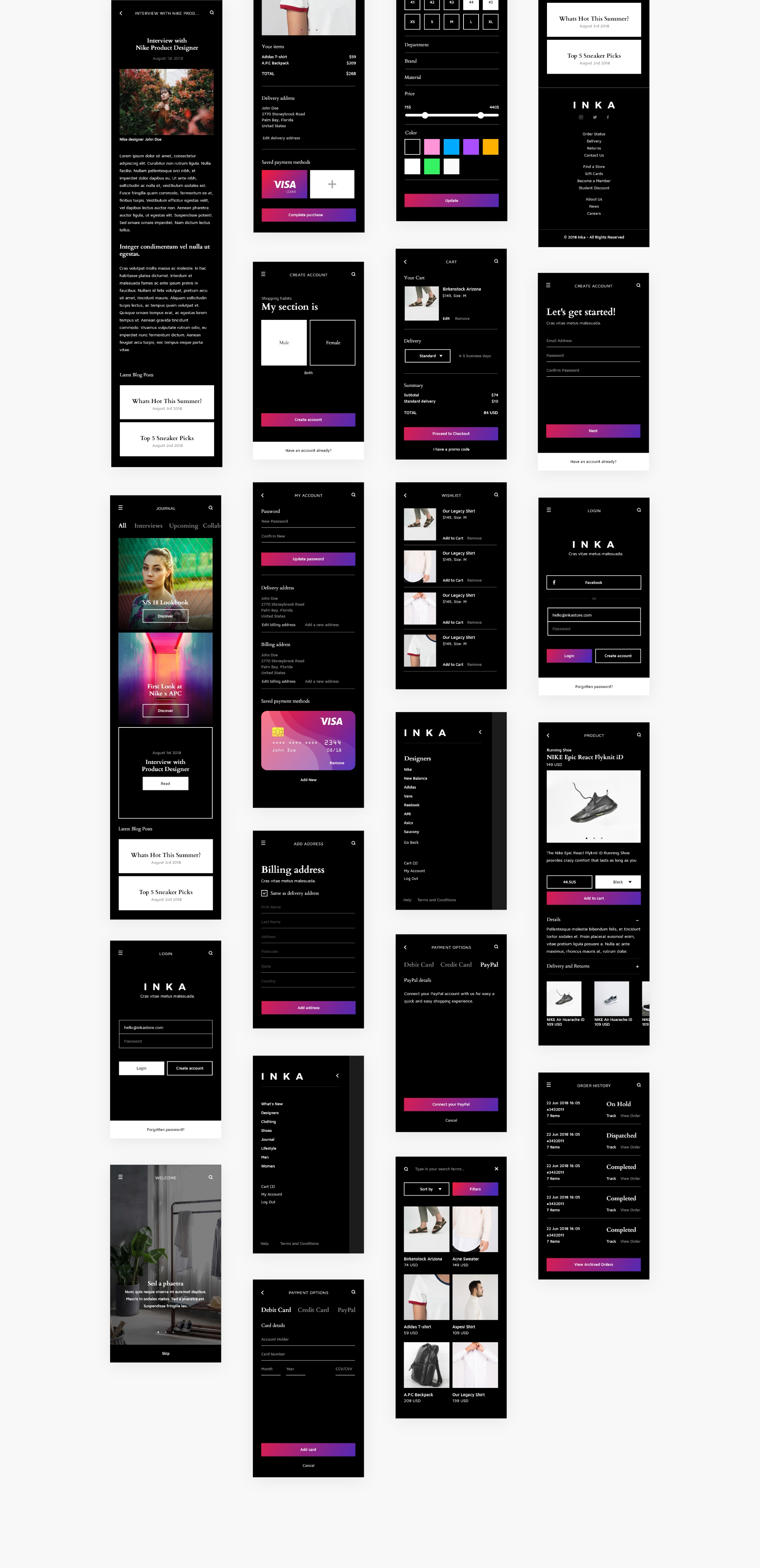 电子商务和在线商店设计的UI工具包 INKA iOS UI Kit插图5