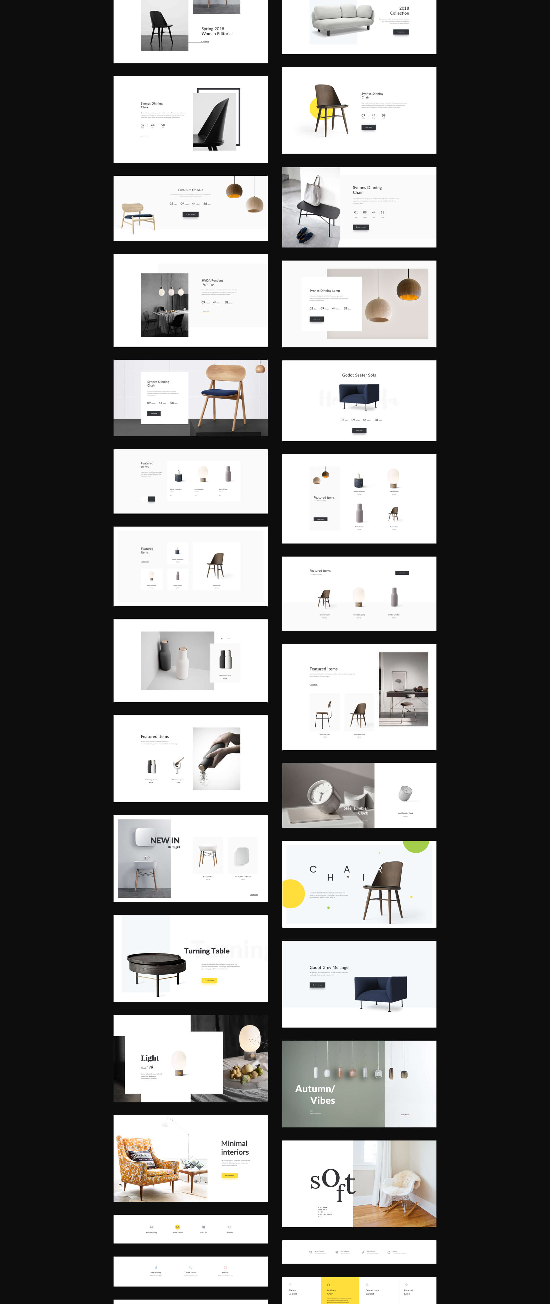 家具店Web UI工具包 Creation Shop UI Kit插图8