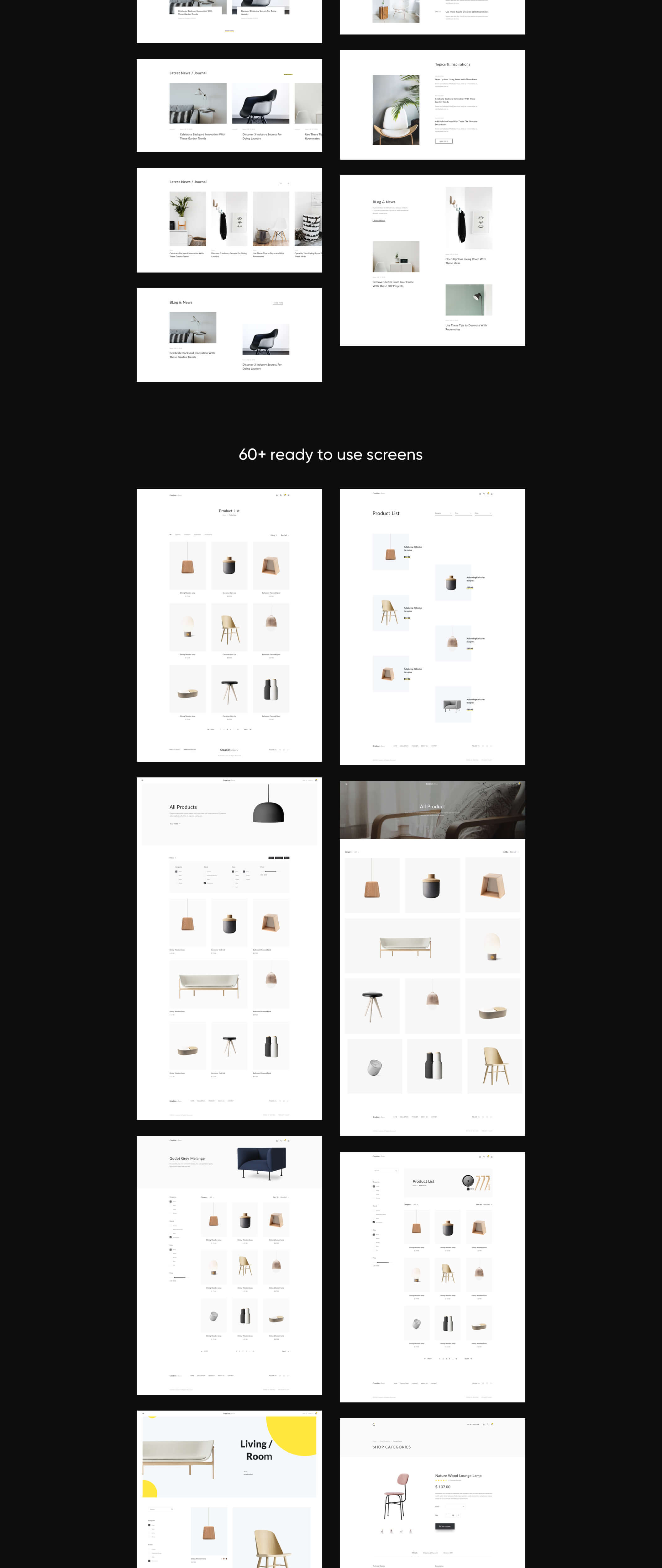 家具店Web UI工具包 Creation Shop UI Kit插图10