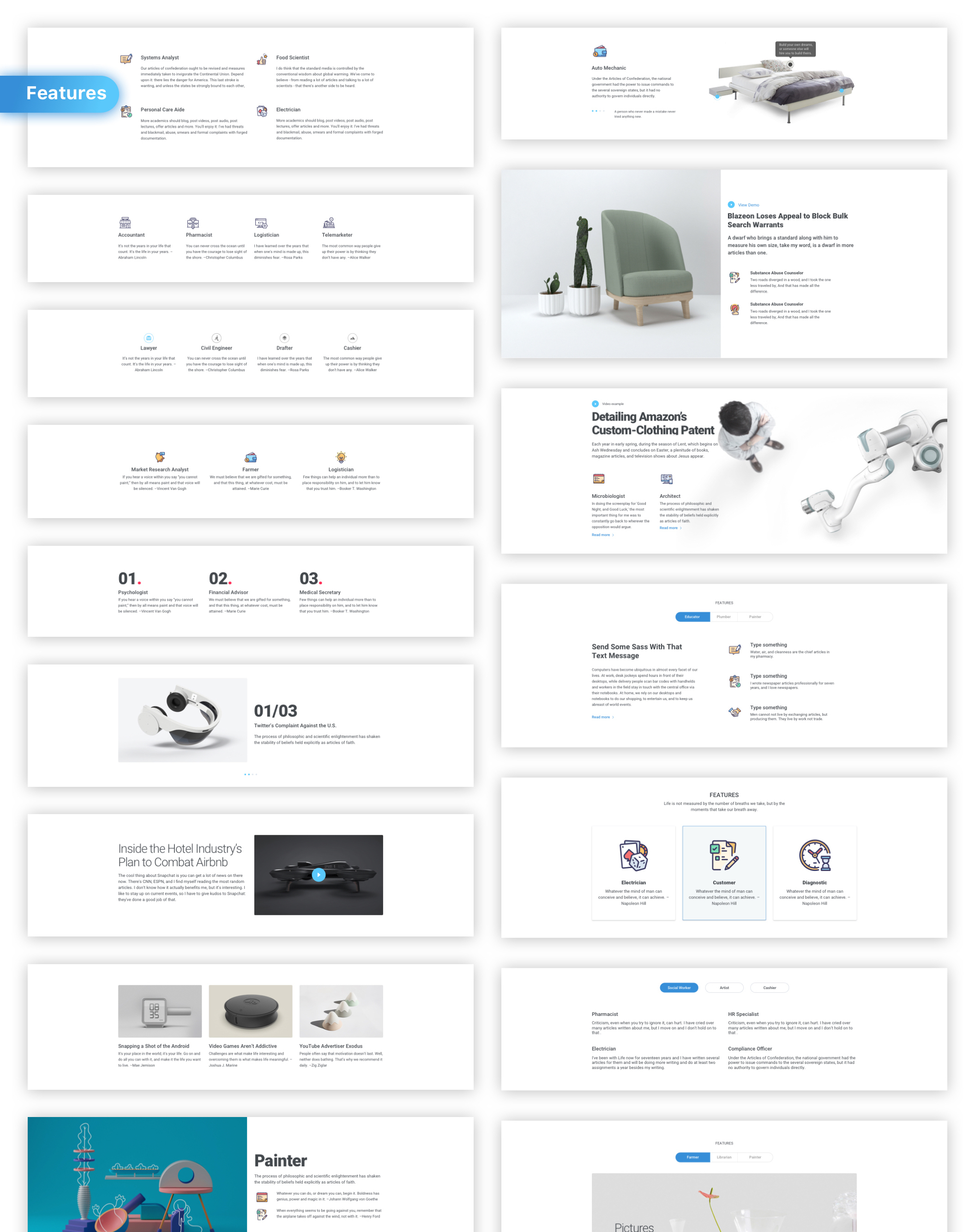 超巨量Web UI工具包大集合 Ataman Web UI Kit插图17