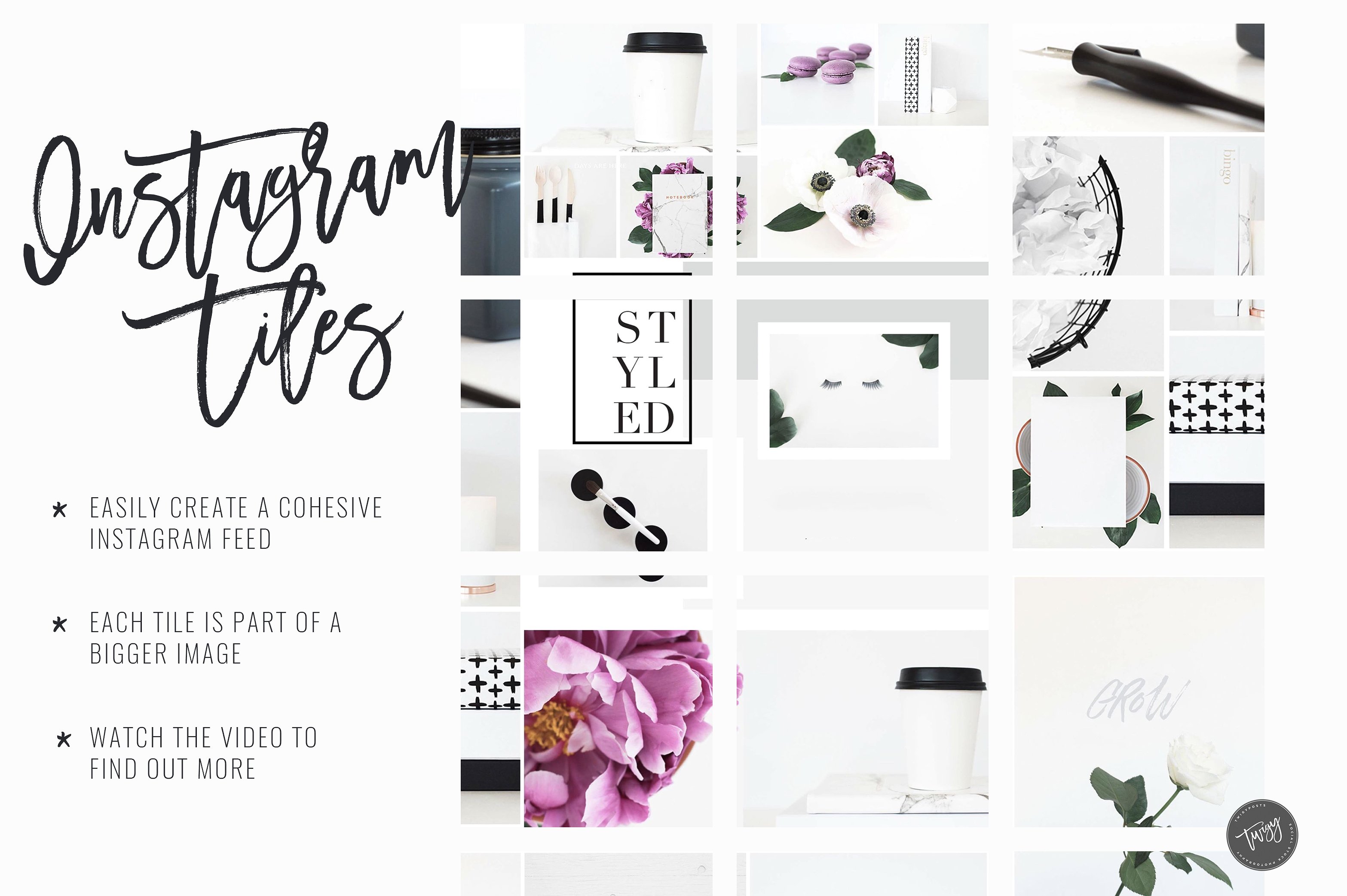 产品包装效果图照片展示 Create Instagram Tiles插图1