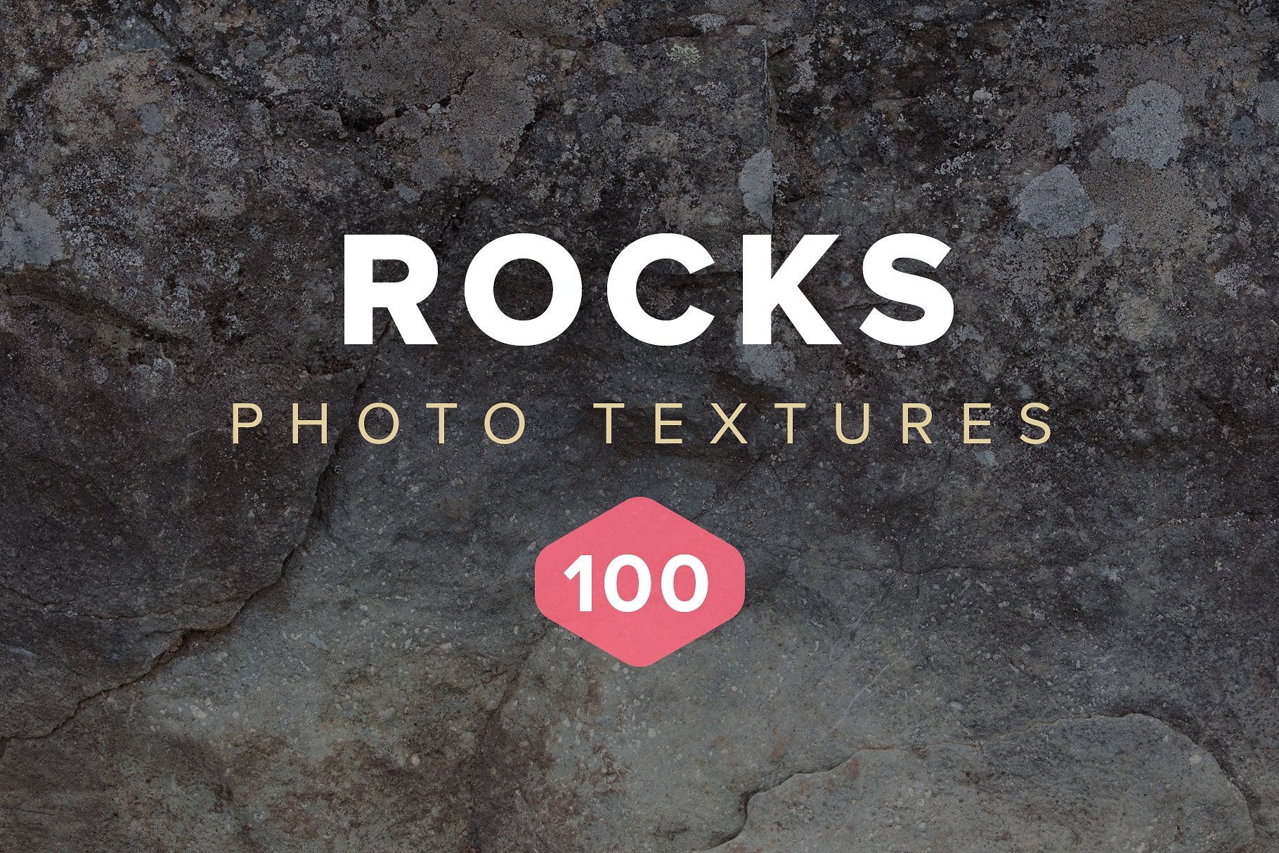 100个高分辨率的大规模束&岩石纹理 100 Rock Photo Textures插图