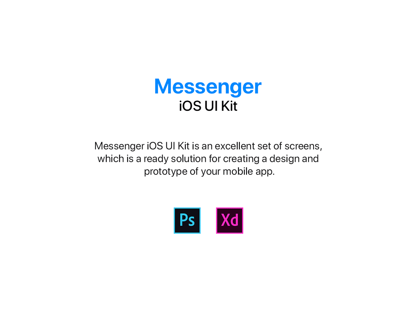 简洁漂亮的信息交流UI工具包 Messenger iOS UI Kit插图