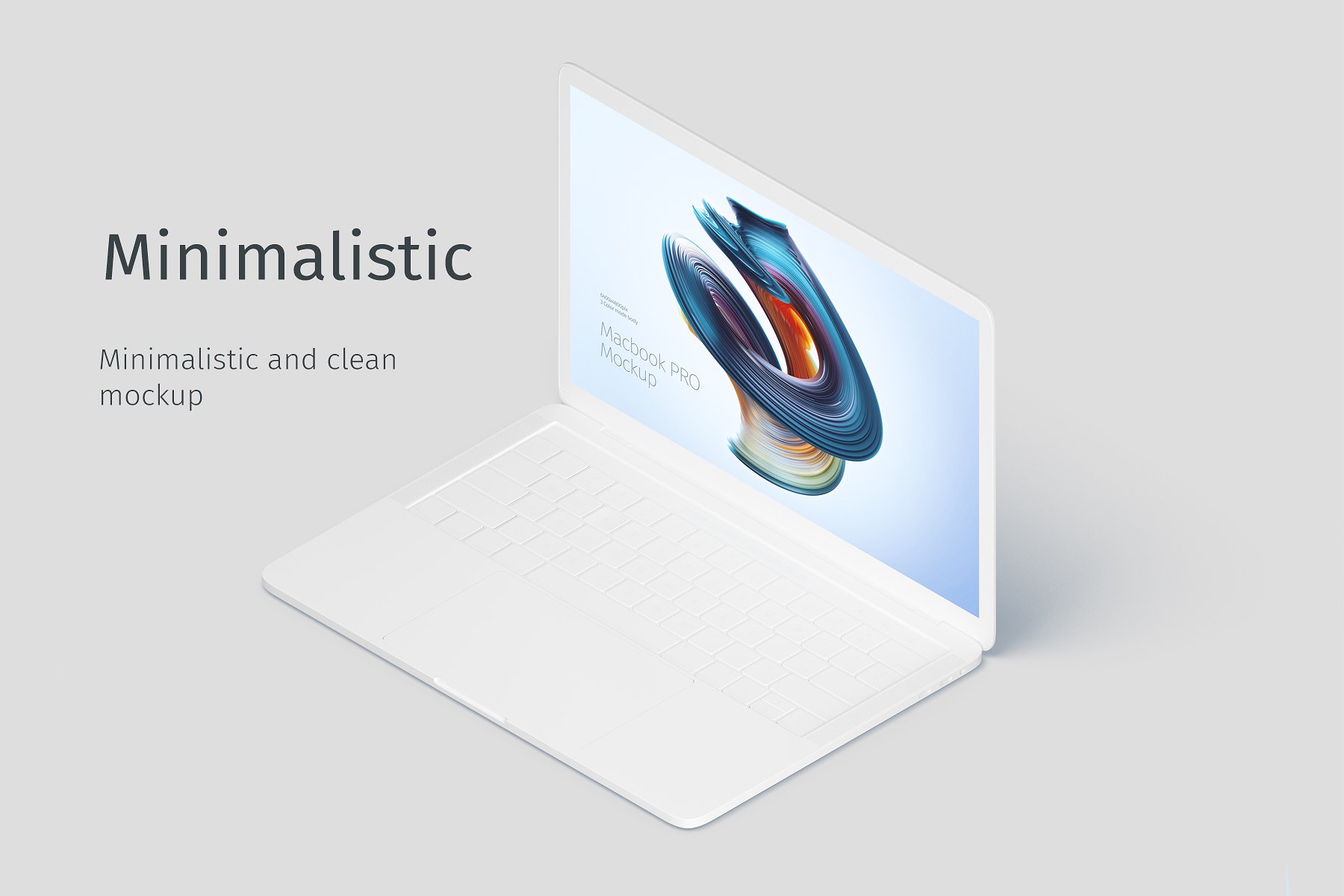 精美的MacBook Pro的创意样机 Macbook Pro Creative Mockup插图2