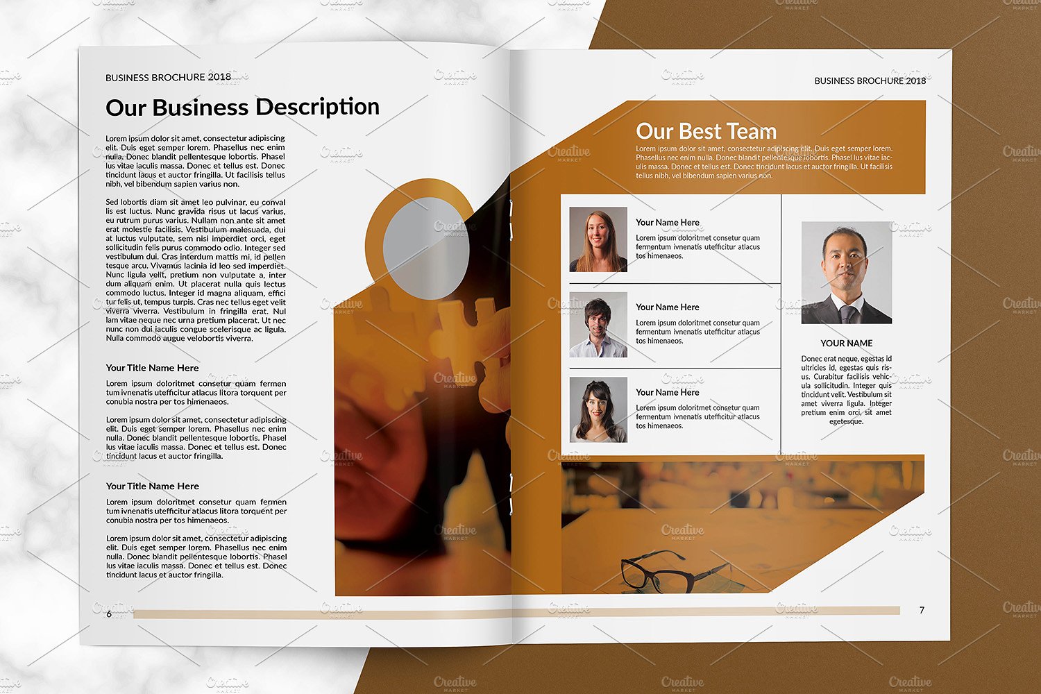 超级简单的商业宣传手册 Business Brochure V805插图8