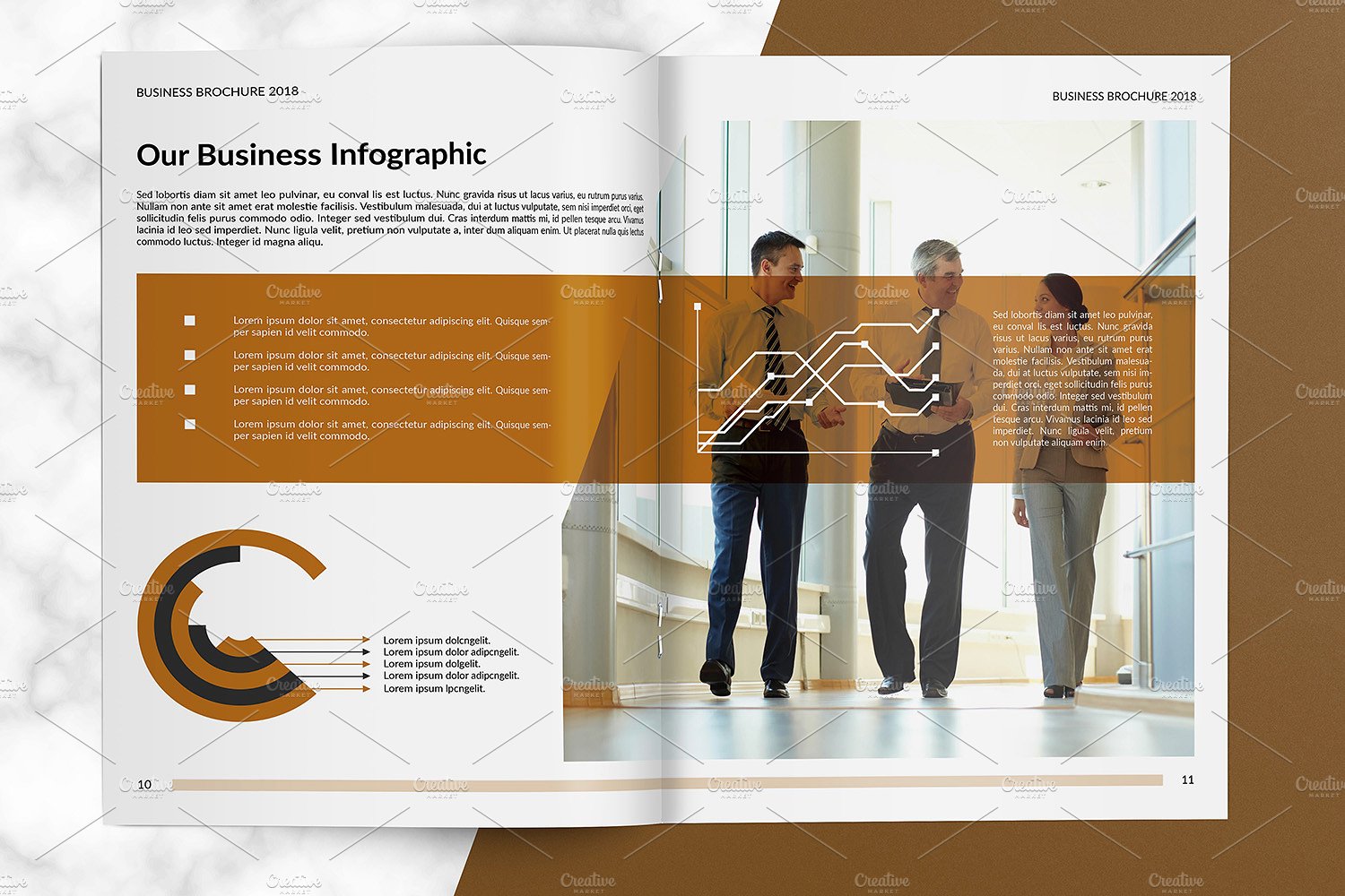 超级简单的商业宣传手册 Business Brochure V805插图6