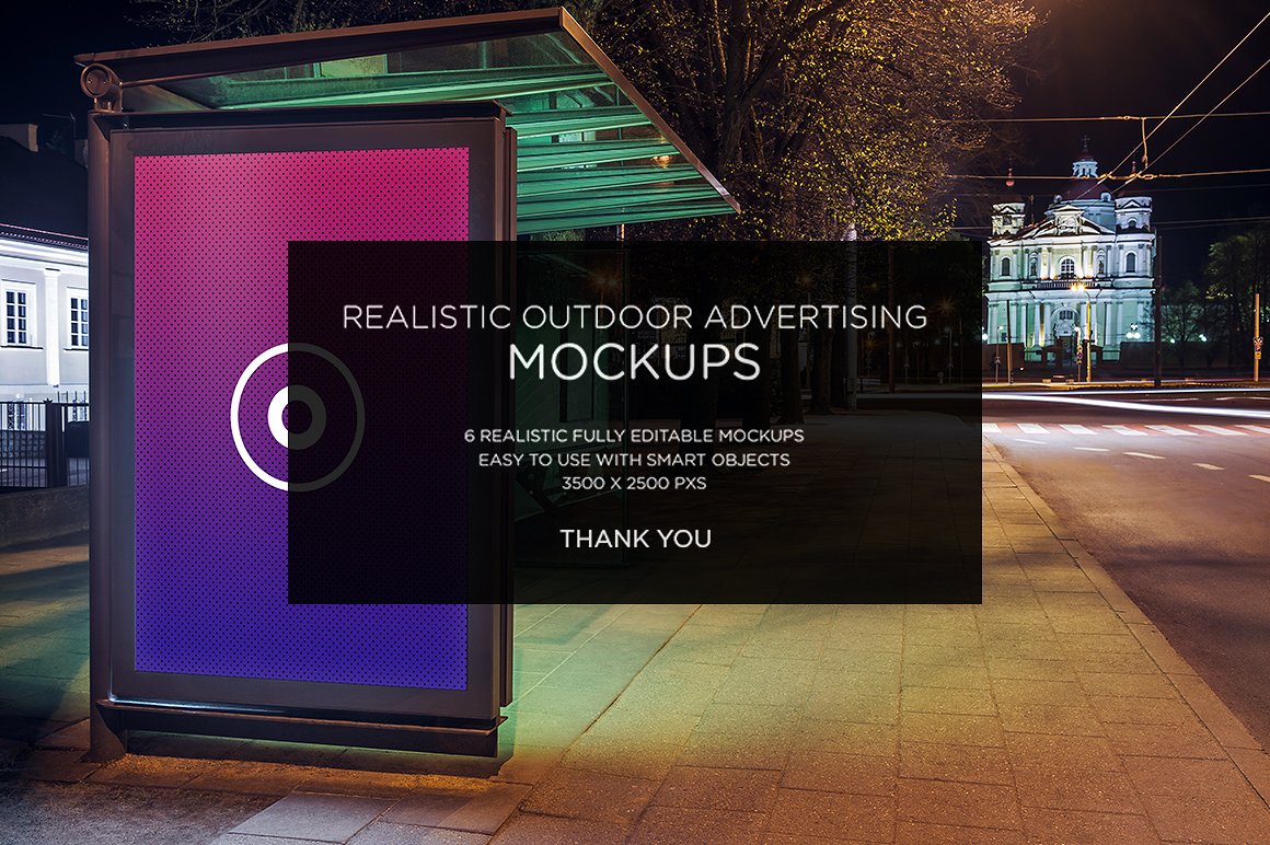 高质量现实户外广告样机 HQ Realistic Outdoor Mockups插图