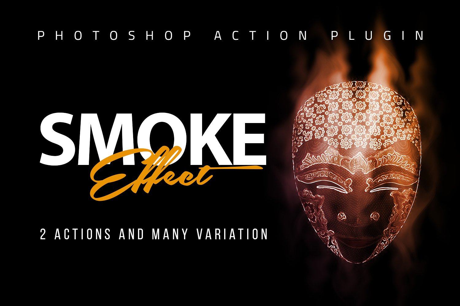 烟雾效果Photoshop的动作 Smoke Effect Photoshop Action插图5