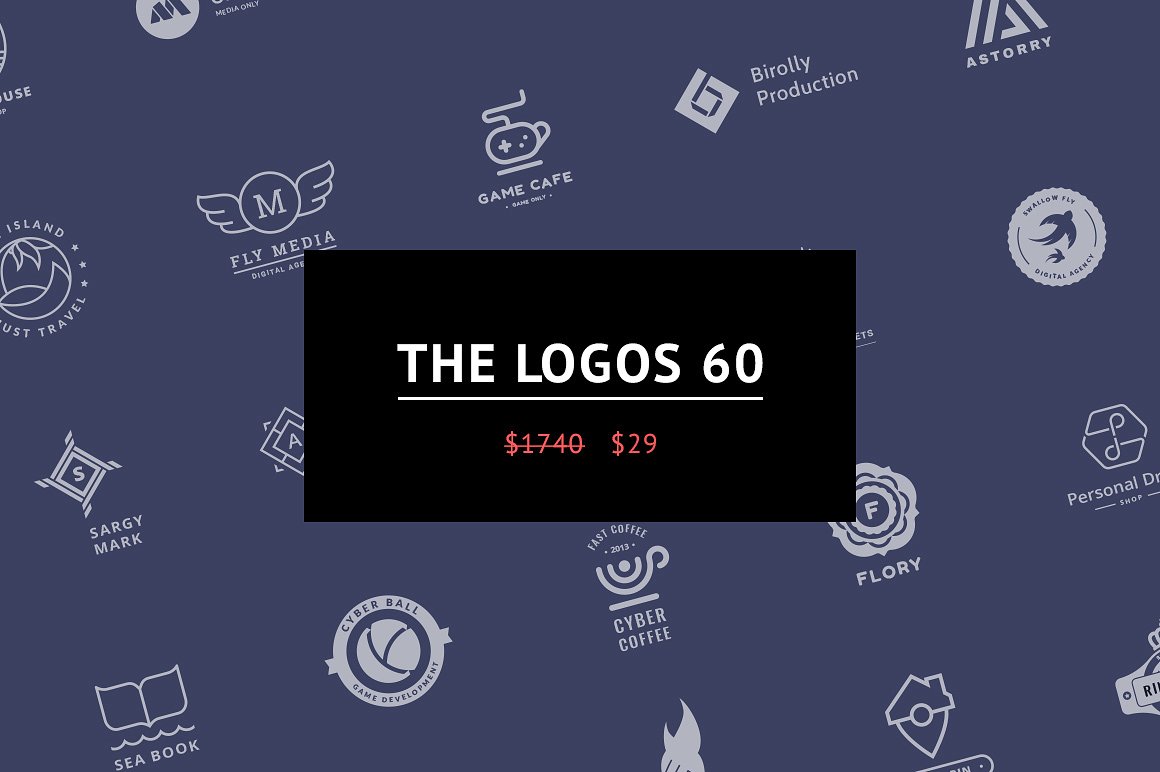 60款新锐时尚的标志模板 60 New Fashion Logo Templates插图