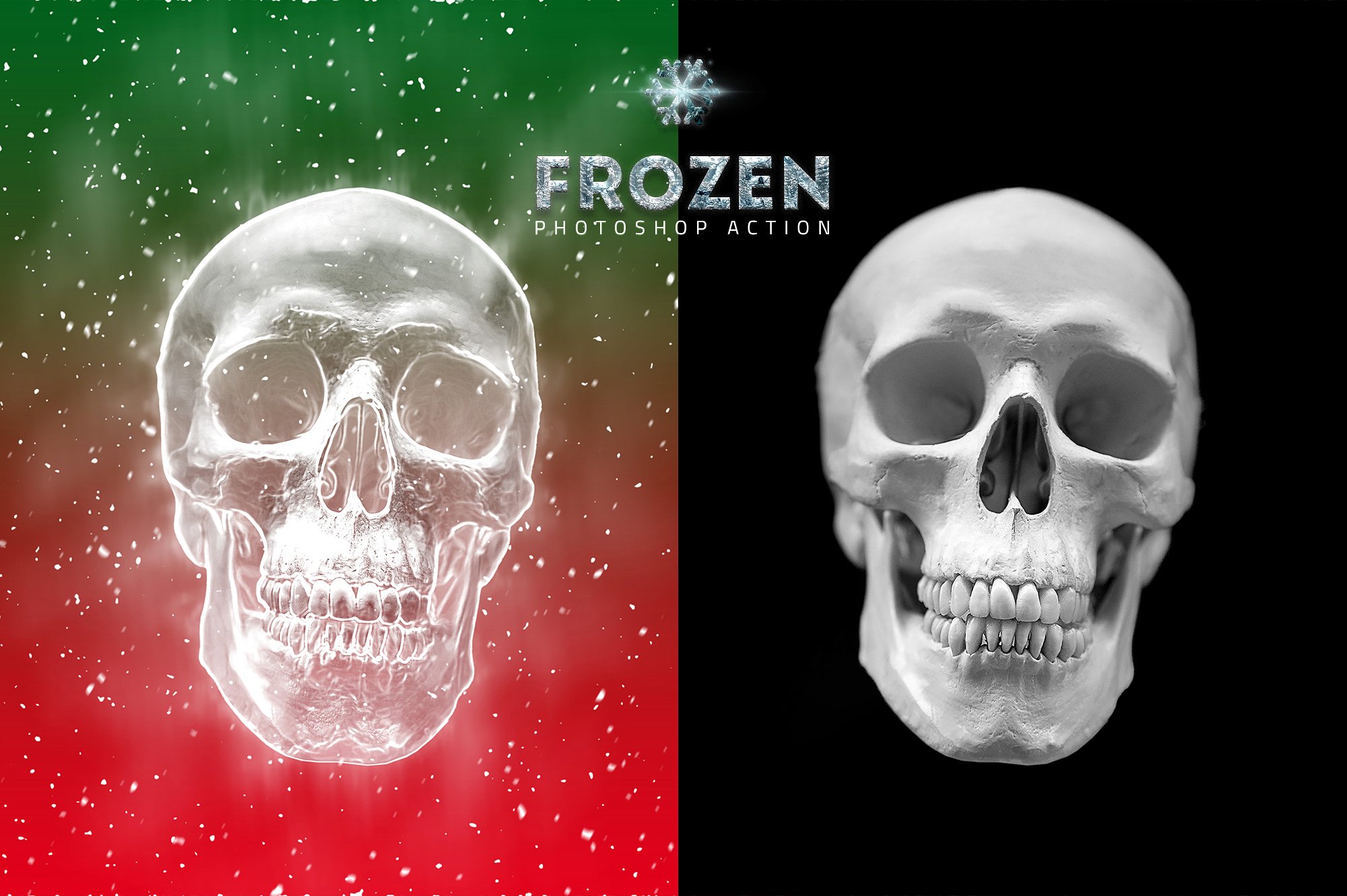 冻冰照片效果Photoshop的动作 Frozen Ice Photo Effect插图9