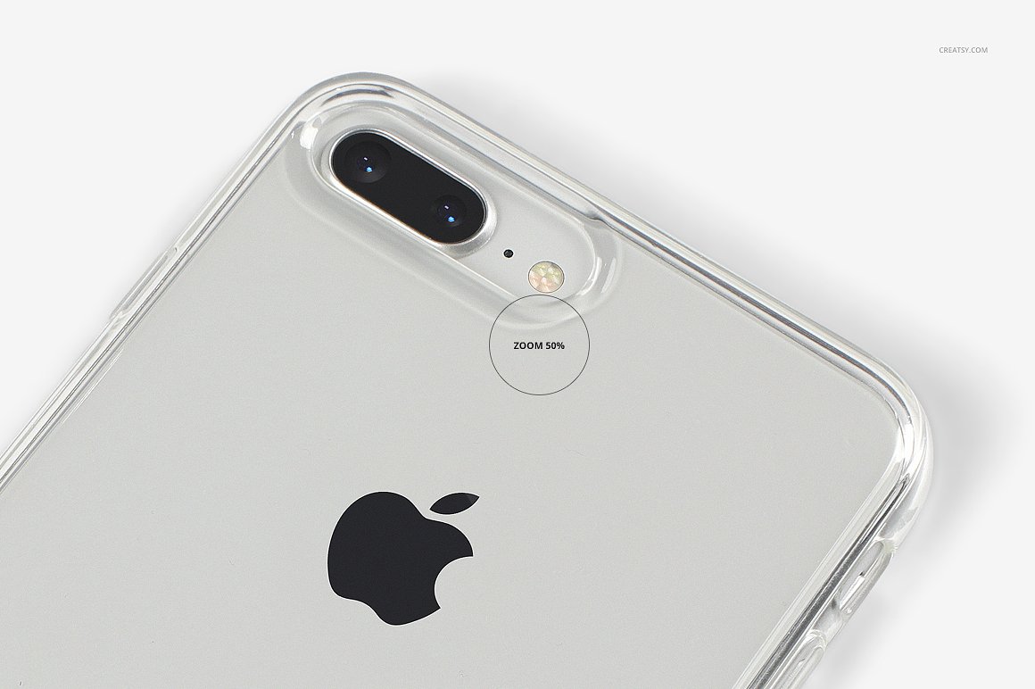 超级主流的iPhone 8 Plus多角度展示样机 iPhone 8 Plus Clear Case Mockup Set插图18
