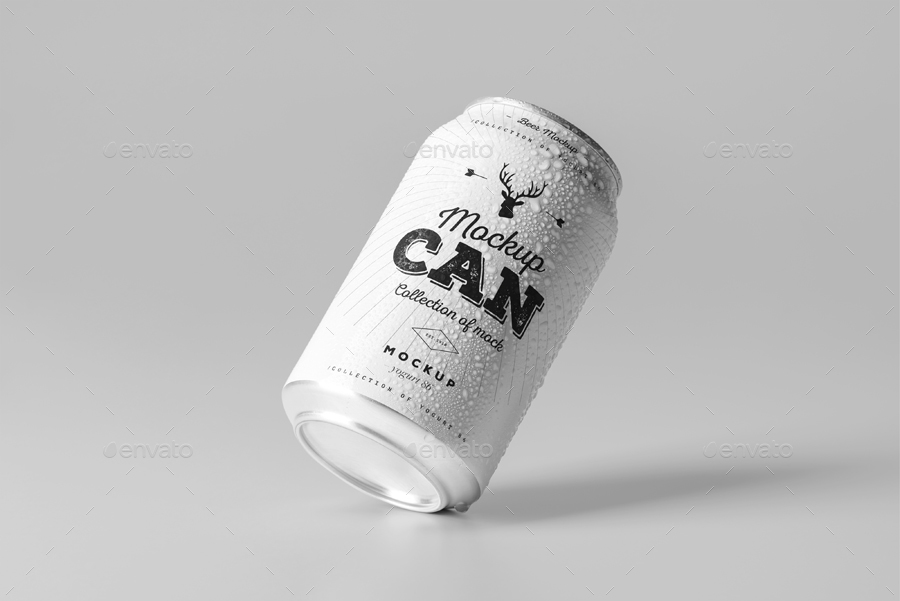 330毫升的金属罐饮料&啤酒样机 330 Ml Metal Can Beverage&Beer Prototype插图3