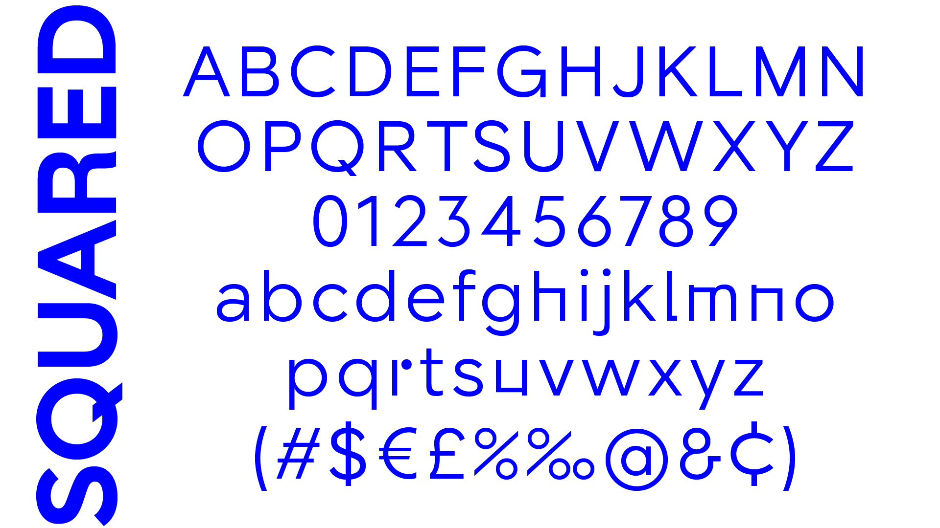 带有力量感的几何无衬线字体 Rigid Geometric Sans Serif Font插图5