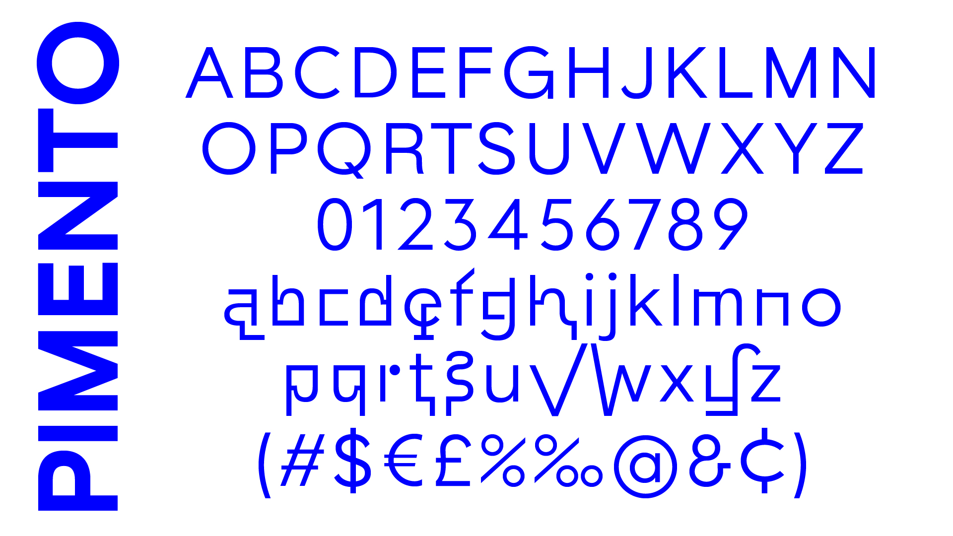 带有力量感的几何无衬线字体 Rigid Geometric Sans Serif Font插图4