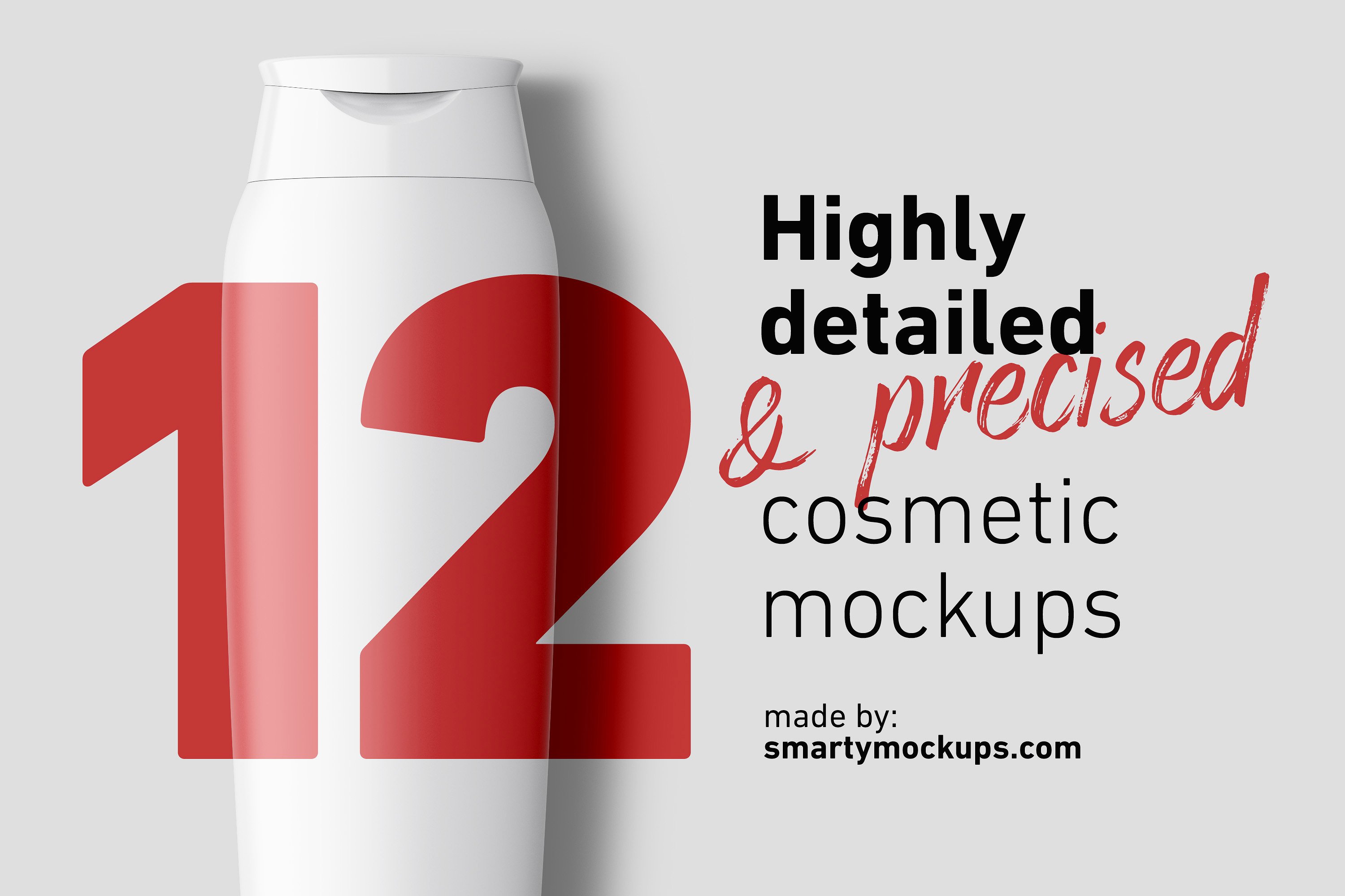 超超级强大的化妆品场景样机组合 Super Super Cosmetic Mockups Bundle Pack插图13