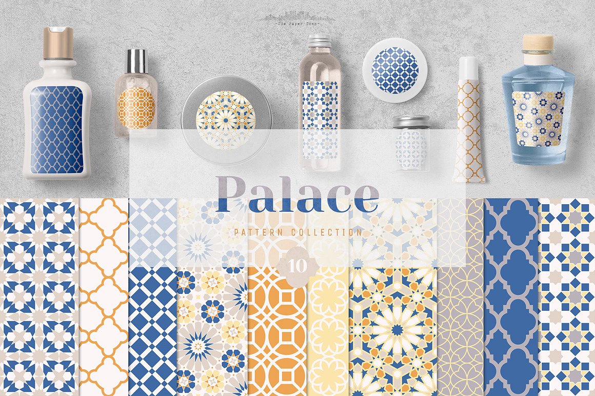 经典的摩洛哥马赛克无缝模式图形 Moroccan Mosaic Seamless Patterns插图4