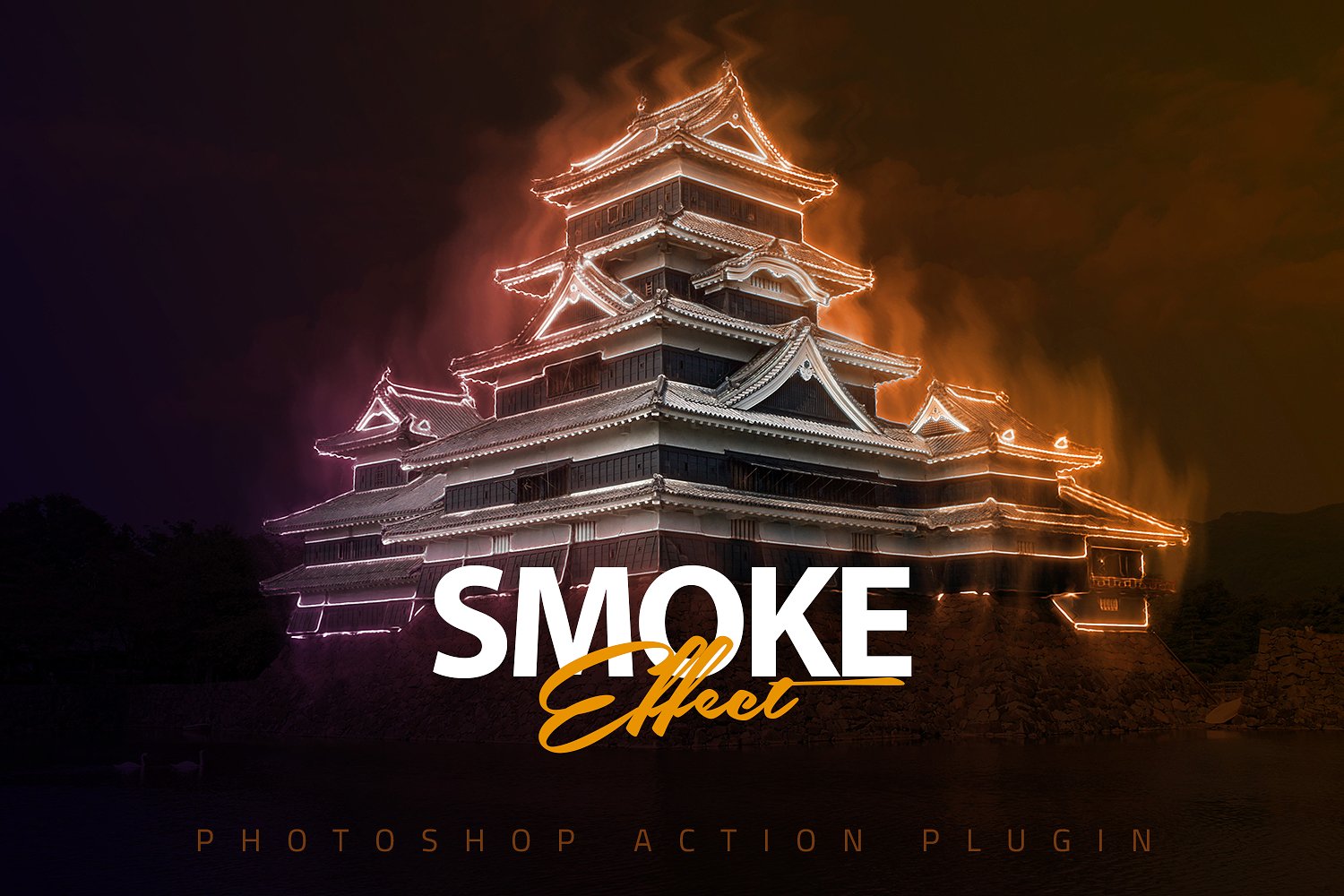 烟雾效果Photoshop的动作 Smoke Effect Photoshop Action插图3
