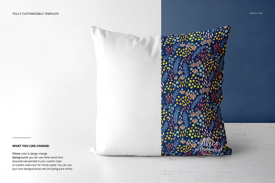 超级精美的抱枕样机套装 Fabric Factory vol.2 Pillow Mockup插图5