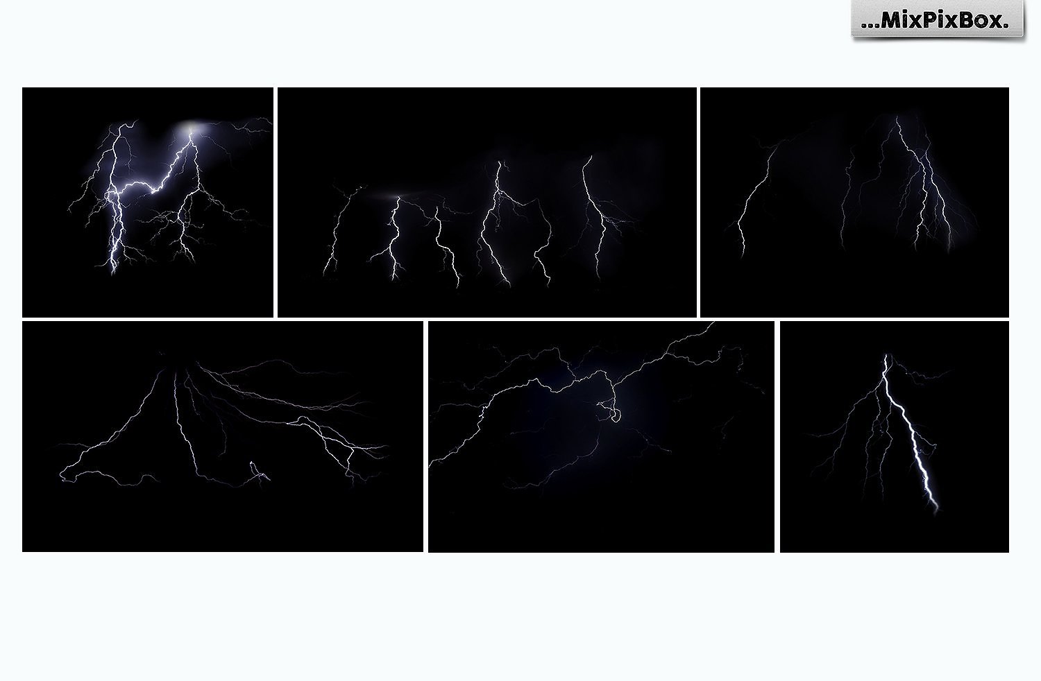 44辉煌的暴风雨闪电叠加的天空纹理 44 Lightning Photo Overlays插图6