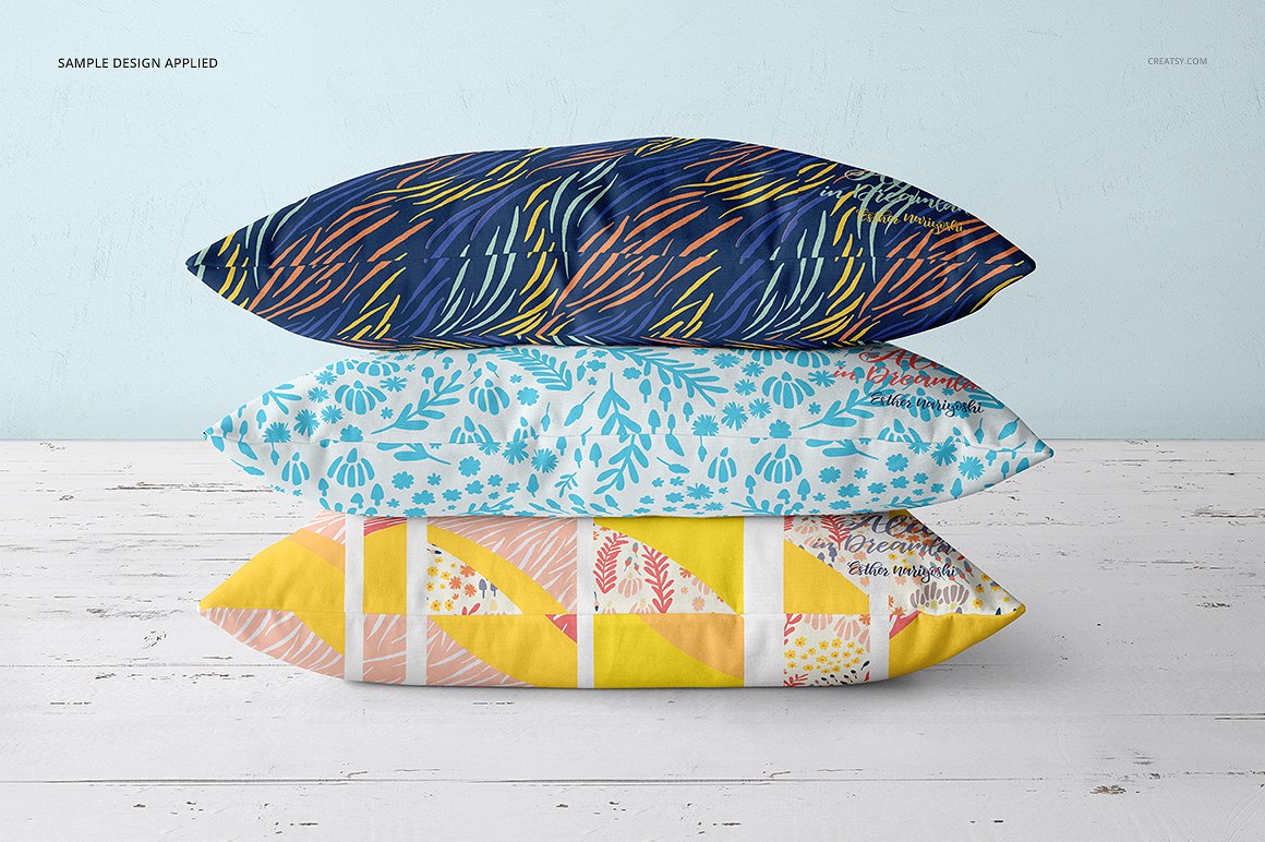 超级精美的抱枕样机套装 Fabric Factory vol.2 Pillow Mockup插图12