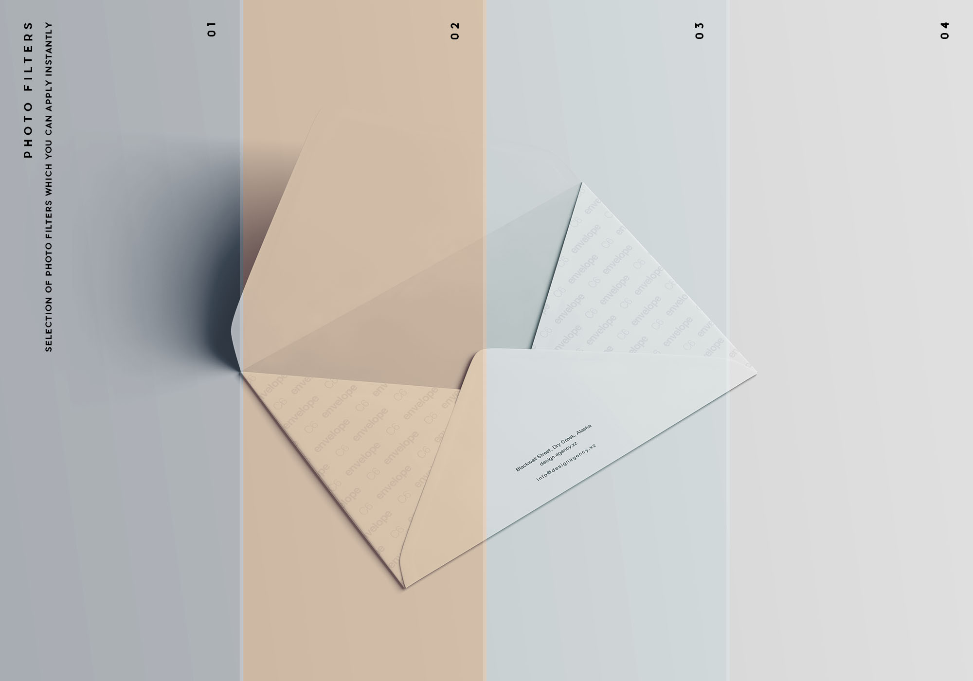 多角度的C6信封样机 Multi-Angle C6 Envelope Prototype插图7
