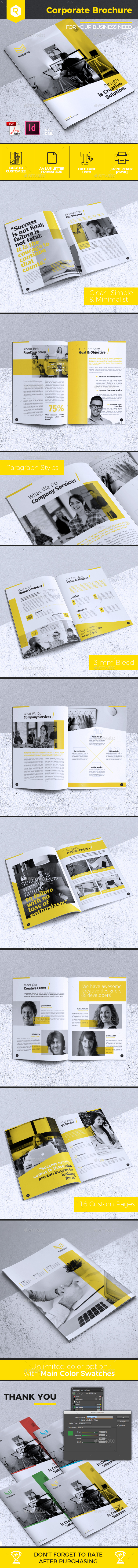 创意简约企业宣传册模板 Creative Corporate Brochure VOL. 24插图