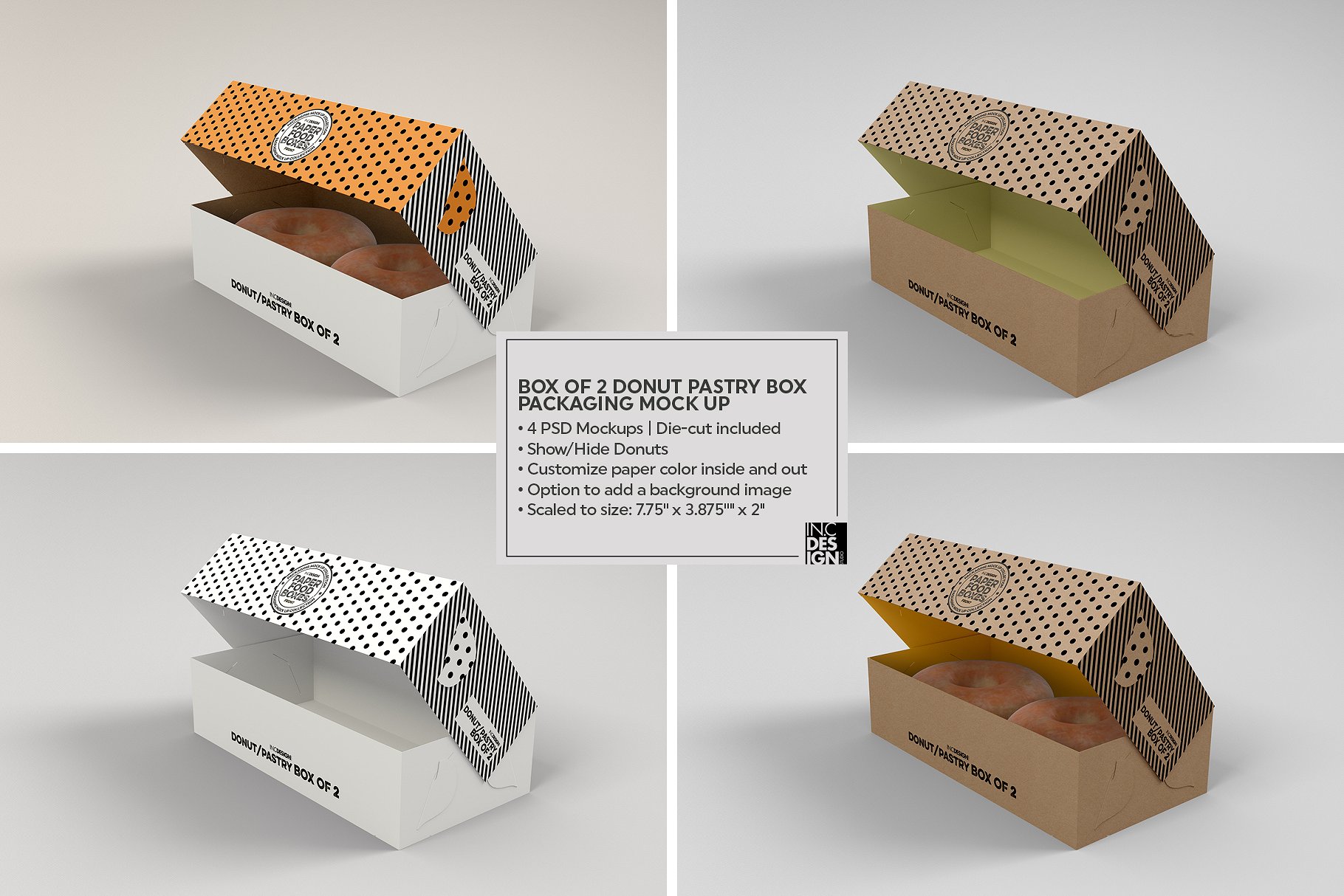 纸质食品盒包装样机VOL.11 Food Box Packaging Mockups VOL.11插图16