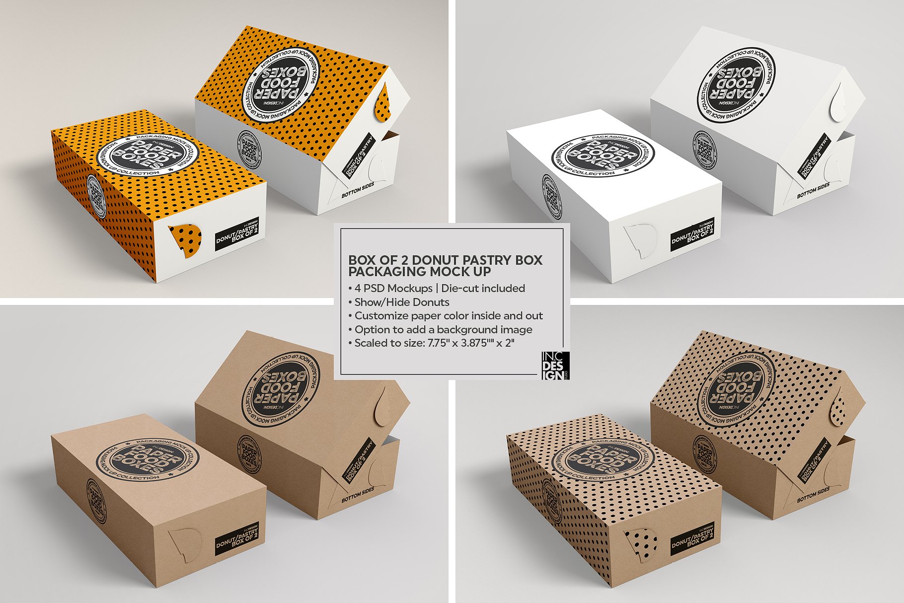 纸质食品盒包装样机VOL.11 Food Box Packaging Mockups VOL.11插图18