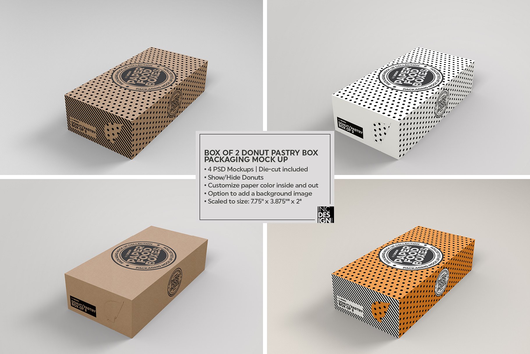 纸质食品盒包装样机VOL.11 Food Box Packaging Mockups VOL.11插图20