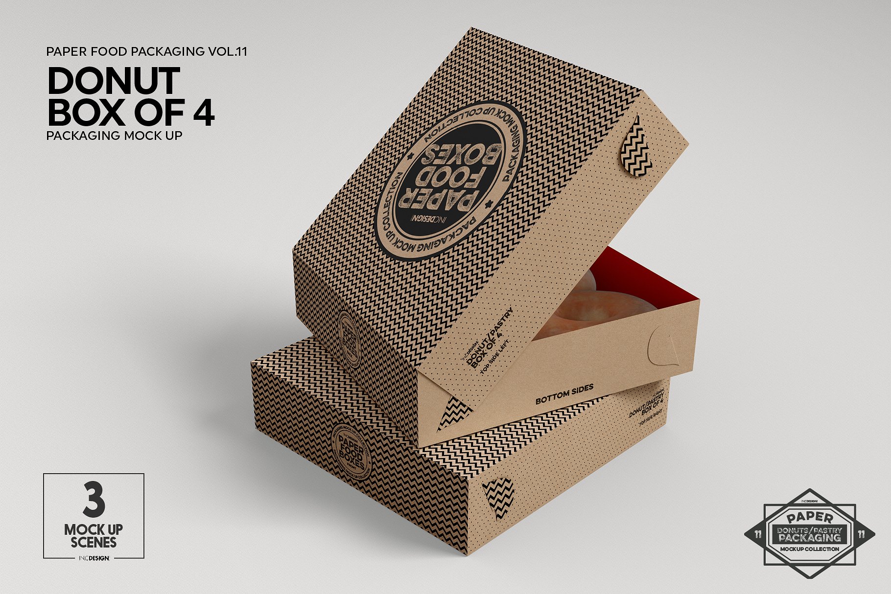纸质食品盒包装样机VOL.11 Food Box Packaging Mockups VOL.11插图21