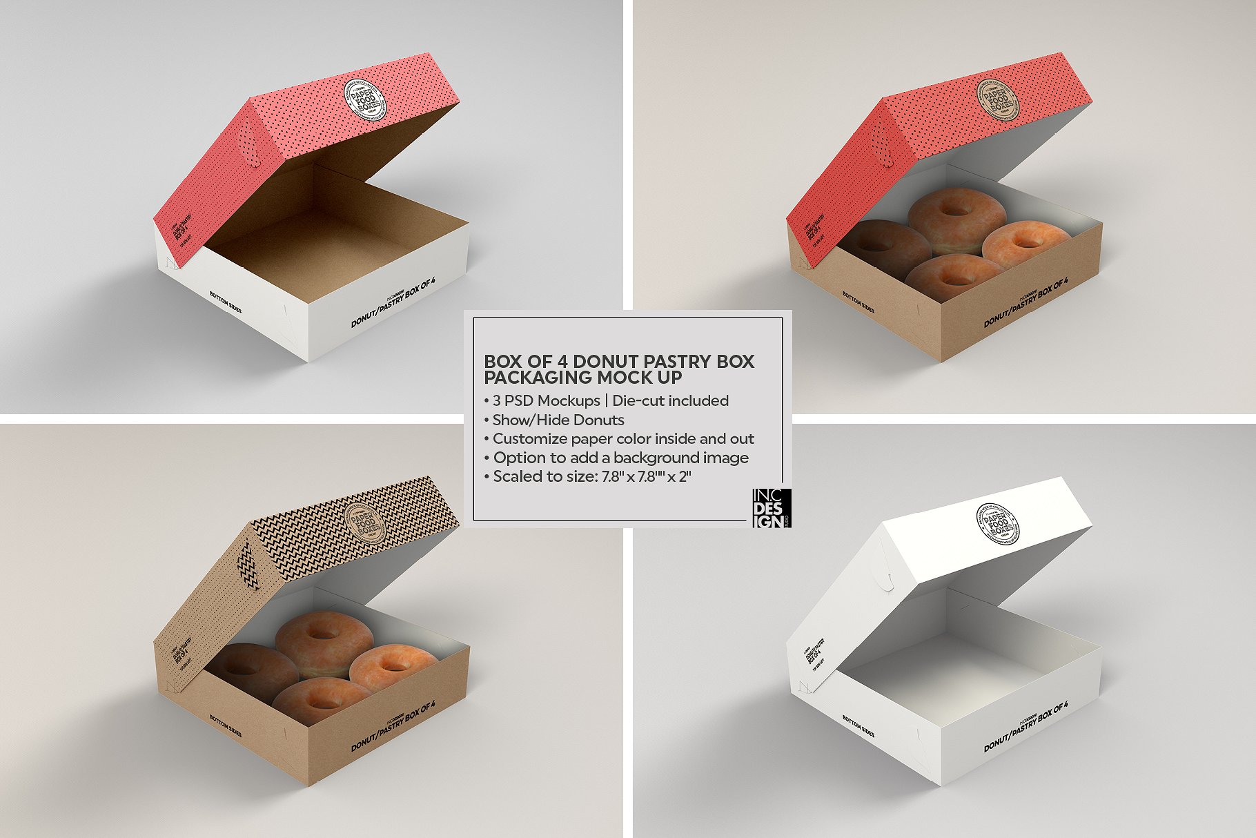 纸质食品盒包装样机VOL.11 Food Box Packaging Mockups VOL.11插图12