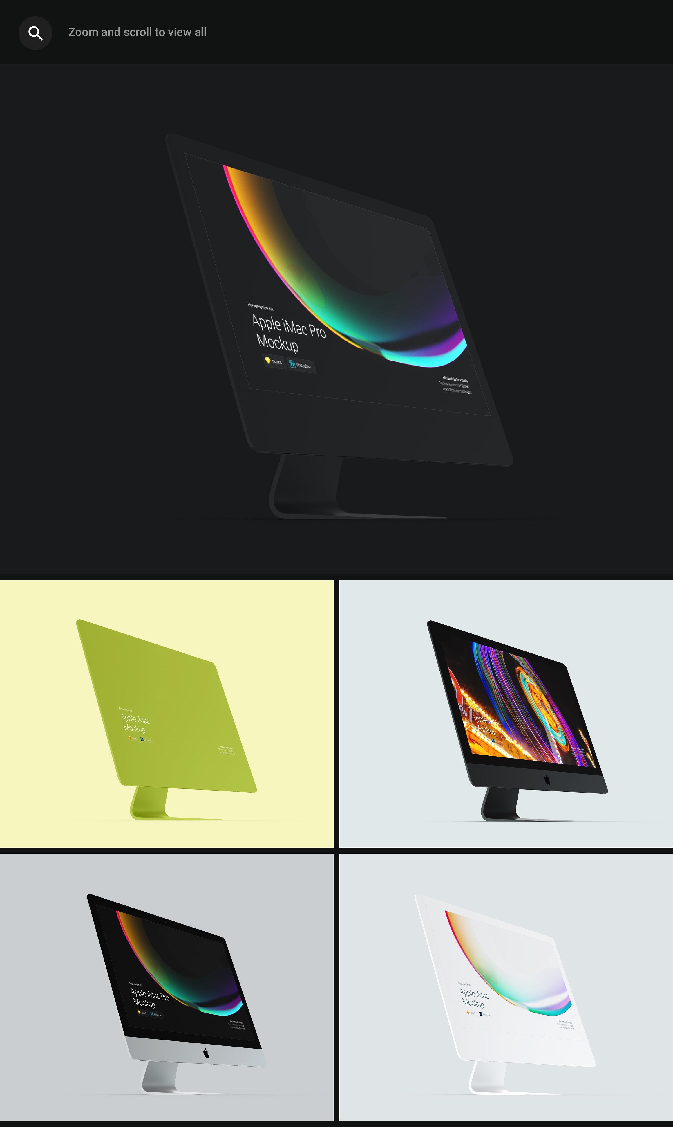 超高分辨率多种颜色的全新iMac Pro，iMac、展示模型[3.3G]插图6