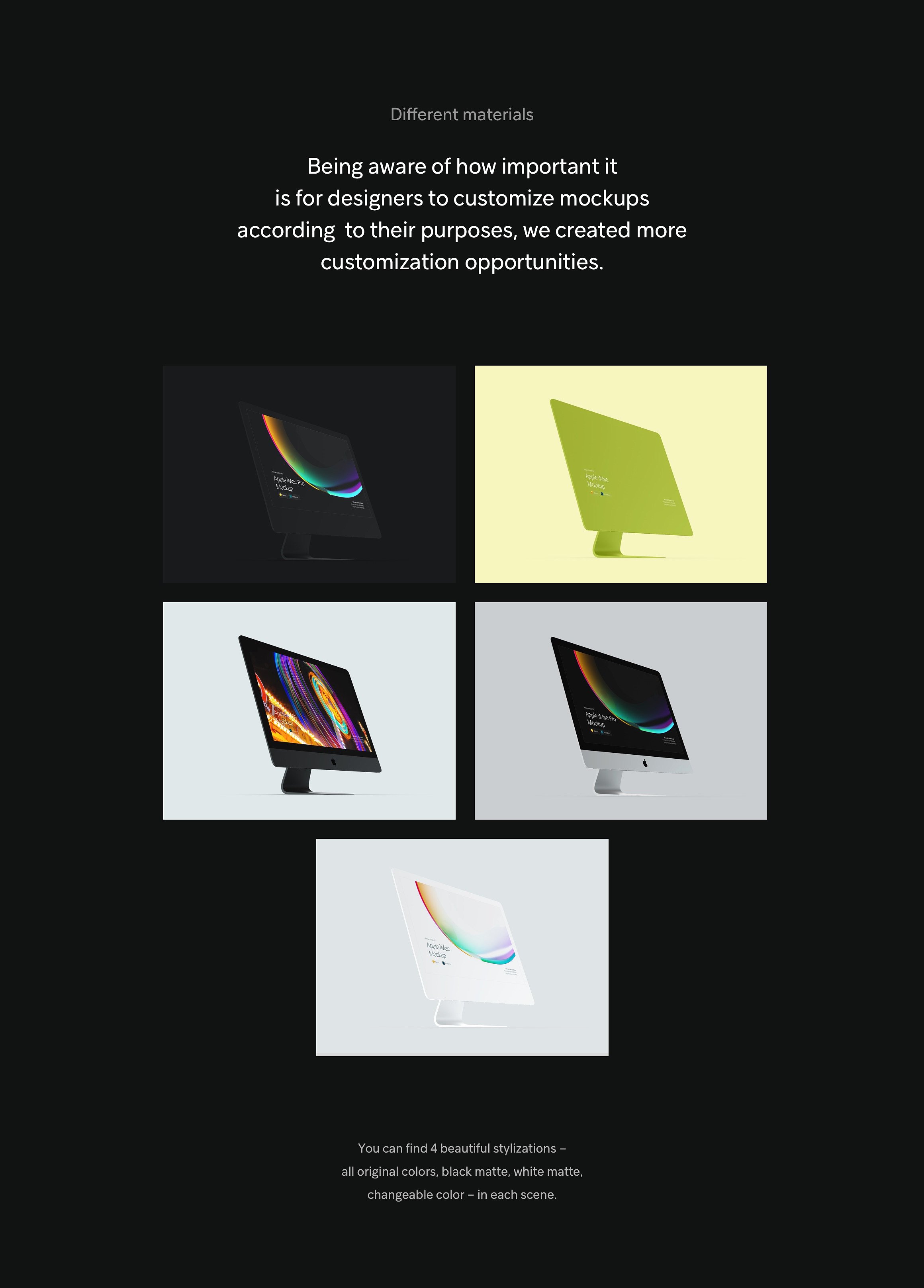 超高分辨率多种颜色的全新iMac Pro，iMac、展示模型[3.3G]插图3