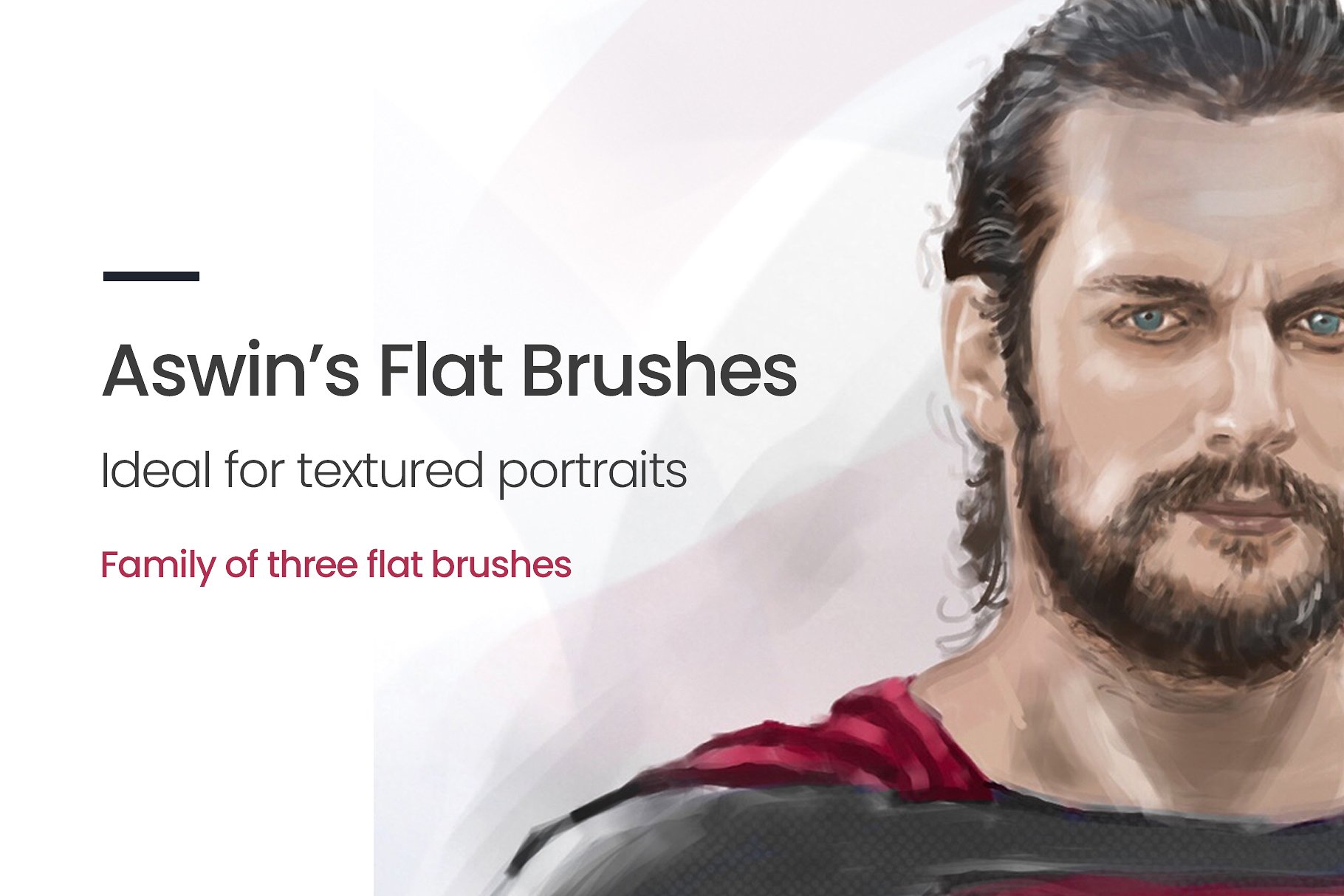 扁平质感的人像Procreate笔刷 Flat Portrait Brushes for Procreate插图