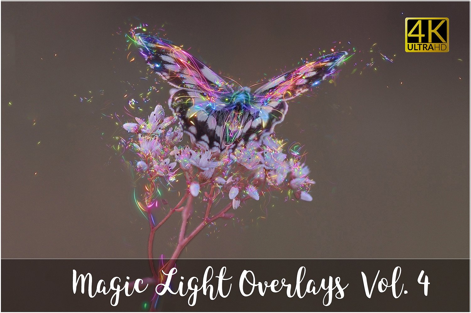 4K魔法边缘光图案叠加Vol. 4 4K Magic Light Overlays Vol. 4插图