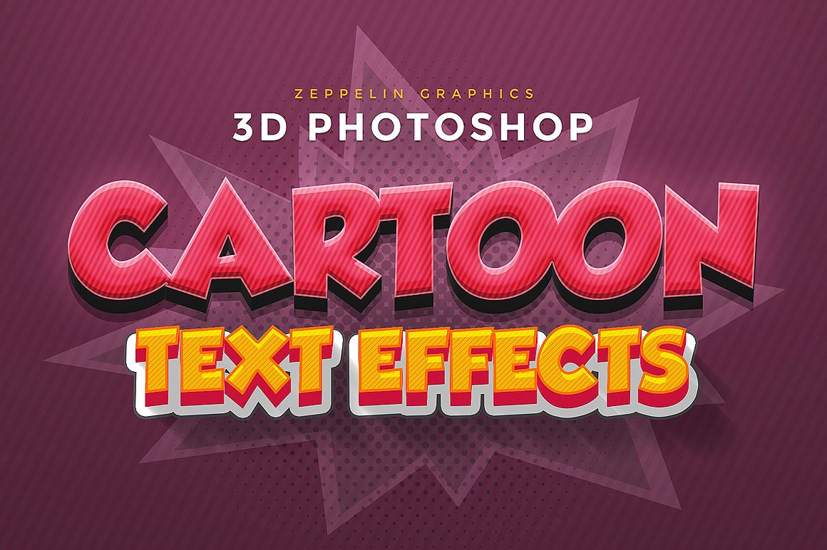 150款非常好用的Photoshop3D文字效果 150 3D Text Effects Bundle for Photoshop [PSD/ASL]插图16
