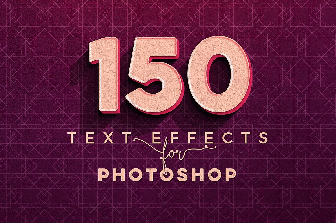 150款非常好用的Photoshop3D文字效果 150 3D Text Effects Bundle for Photoshop [PSD/ASL]插图1