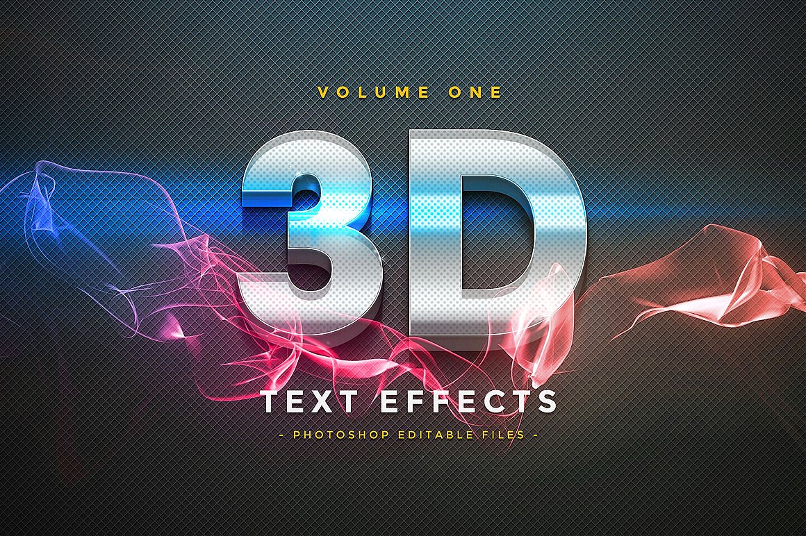 150款非常好用的Photoshop3D文字效果 150 3D Text Effects Bundle for Photoshop [PSD/ASL]插图23