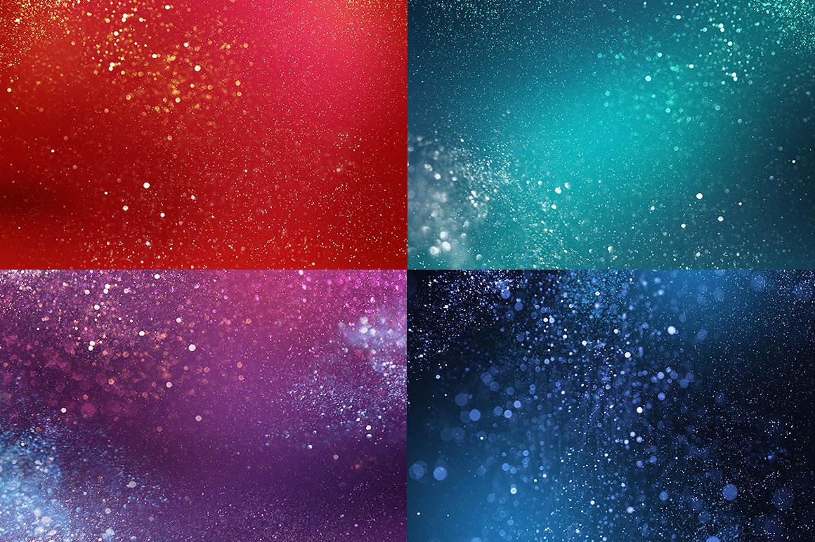 迷离闪烁星团和宇宙背景套件 Stardust Universe Background Kit插图3