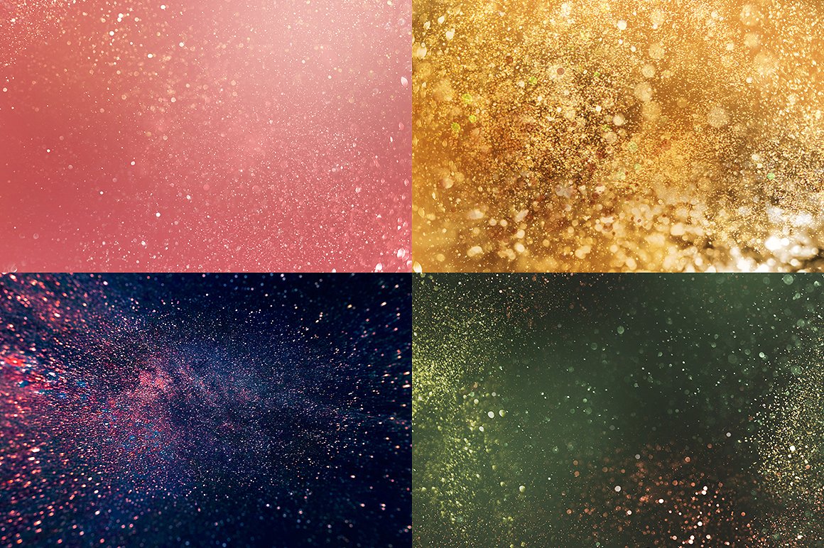 迷离闪烁星团和宇宙背景套件 Stardust Universe Background Kit插图4