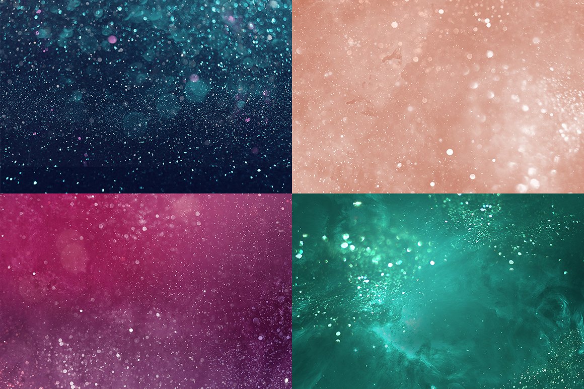 迷离闪烁星团和宇宙背景套件 Stardust Universe Background Kit插图5
