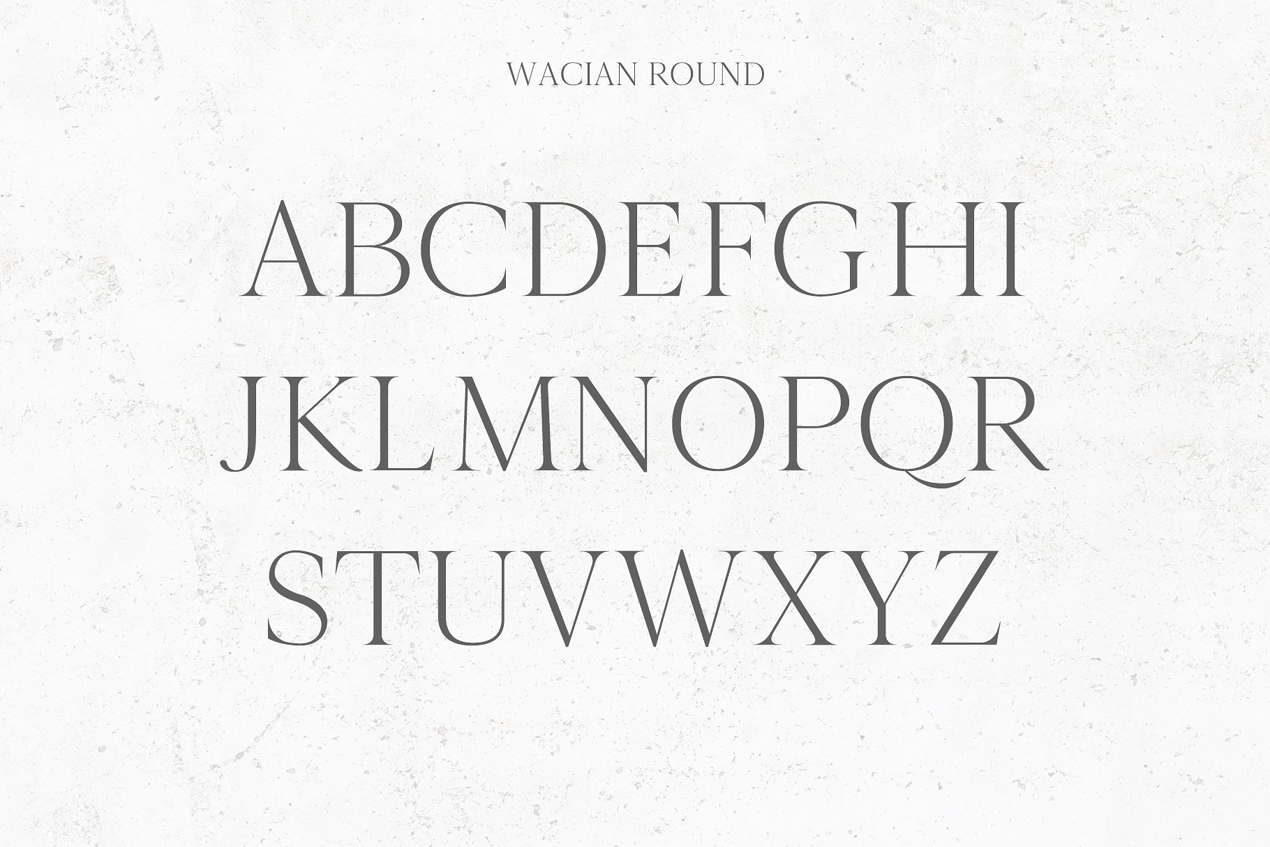 独特的现代秀丽的字体脚本 Wacian Serif Font Family插图2