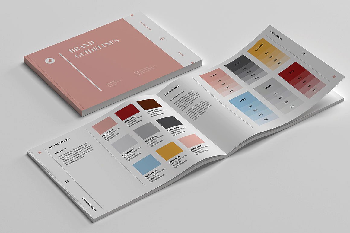 干净且专业的A4品牌手册模板 Clean And Professional A4 Brand Brochure Template插图5